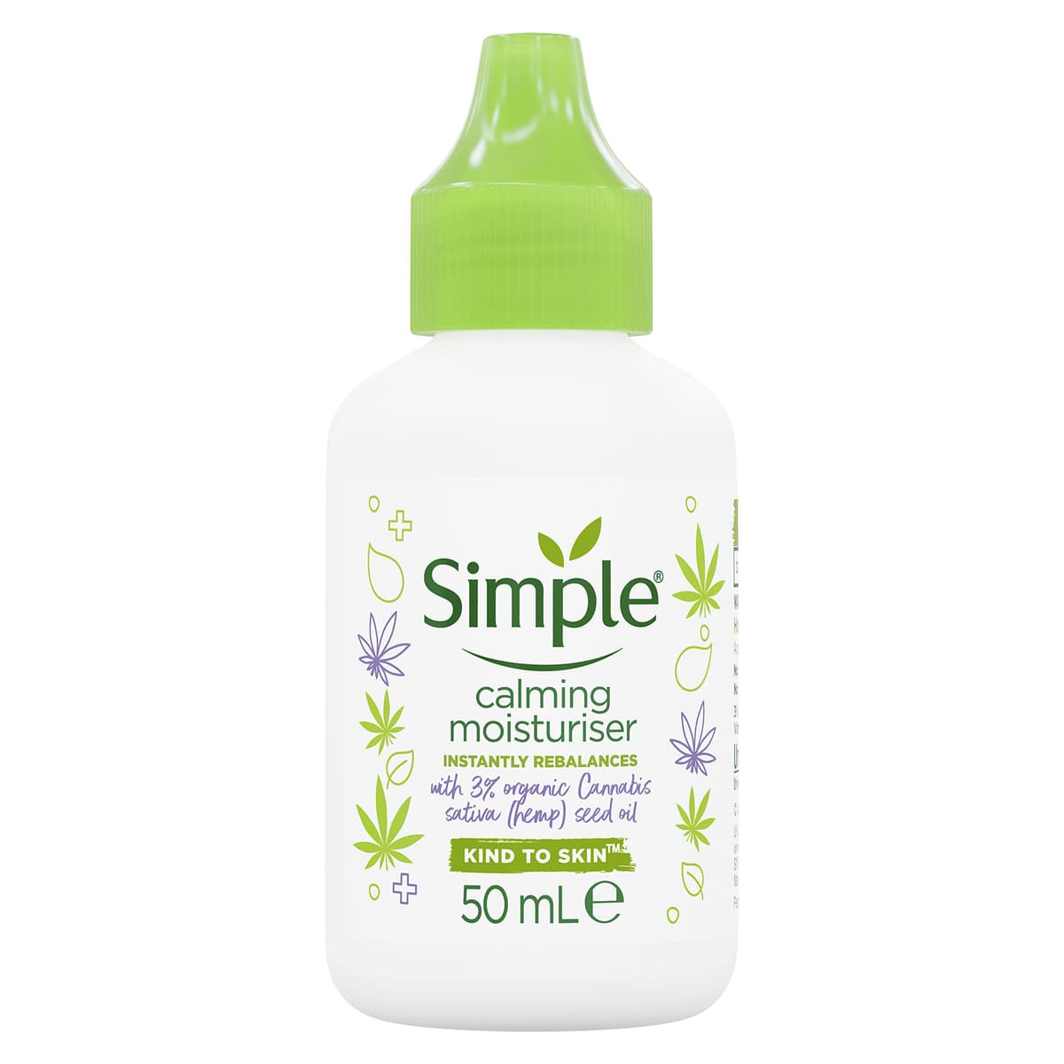 Simple Kind to Skin Hydrating Light Moisturiser Skin Care Product with Pro-Vitamins B5 and E for 12-Hour Moisturisation 125 ml — view 8