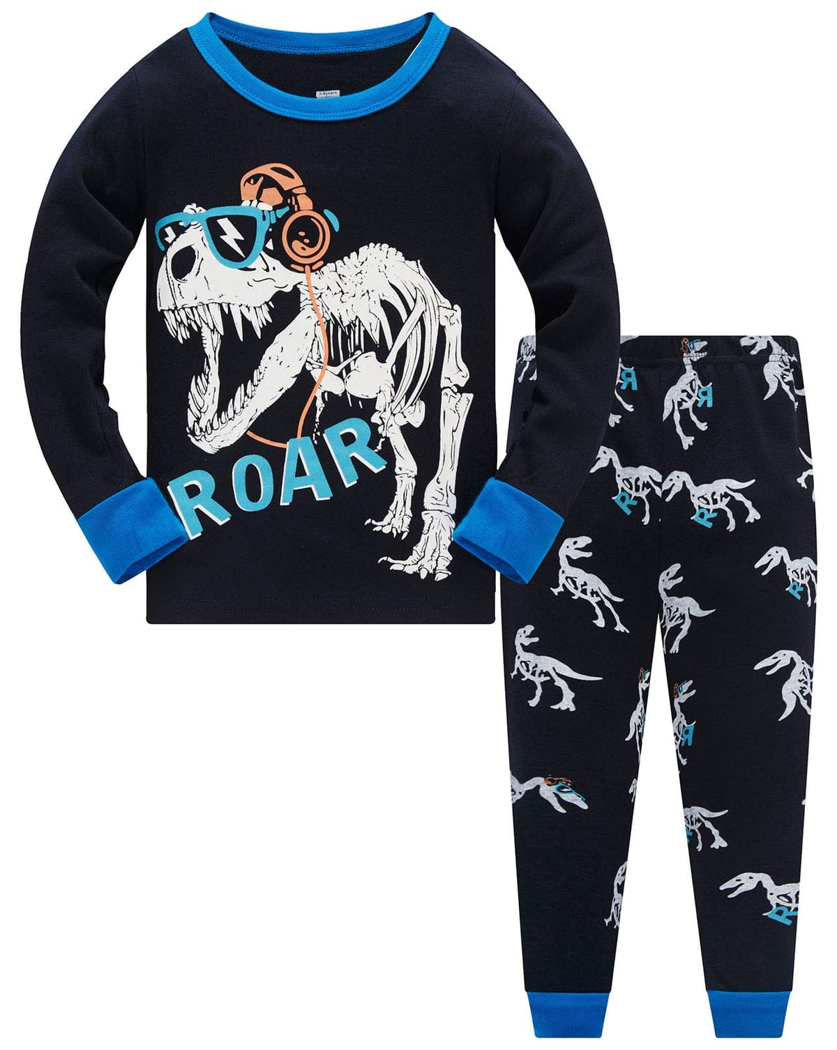 TEDD Boys Pyjamas Dinosaur Nightwear Cotton Toddler Clothes Kids Sleepwear Long Sleeve Christmas Pjs Sets 2 Piece Outfit Xmas Gift 1-12 Years — view 23