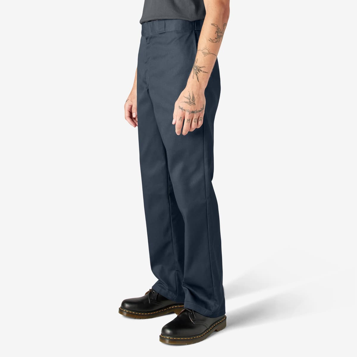 Dickies Men's 874 Original Work Pant Workwear Trousers, Navy Blue, 30W / 34L — view 5