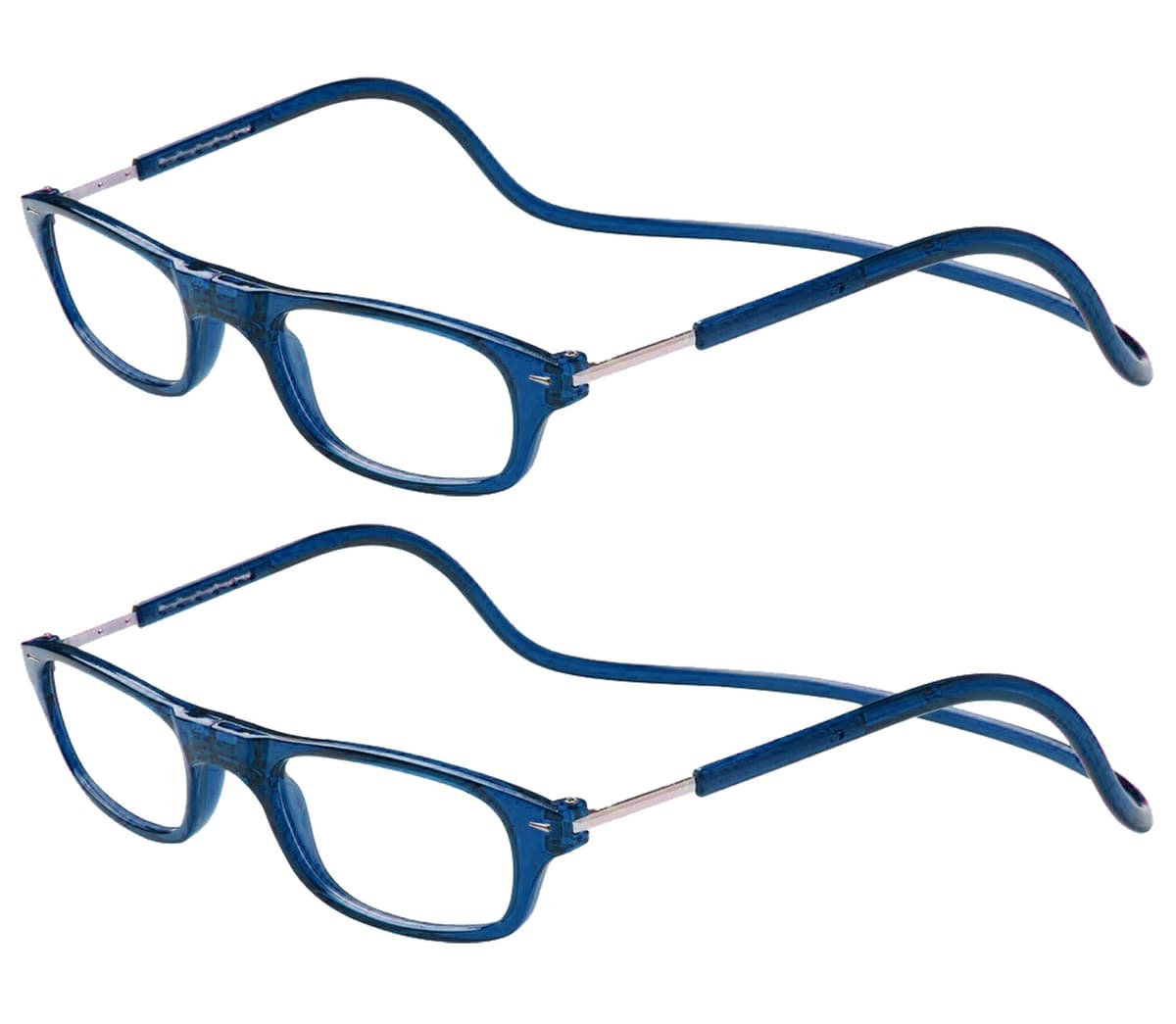 TBOC Pack: Gafas de Lectura Presbicia Vista Cansada – (Dos Unidades) Graduadas +3.50 Dioptrías Montura Negra Hombre Mujer Imantadas Plegables Lentes Aumento Leer Ver Cerca Cuello Imán — view 19