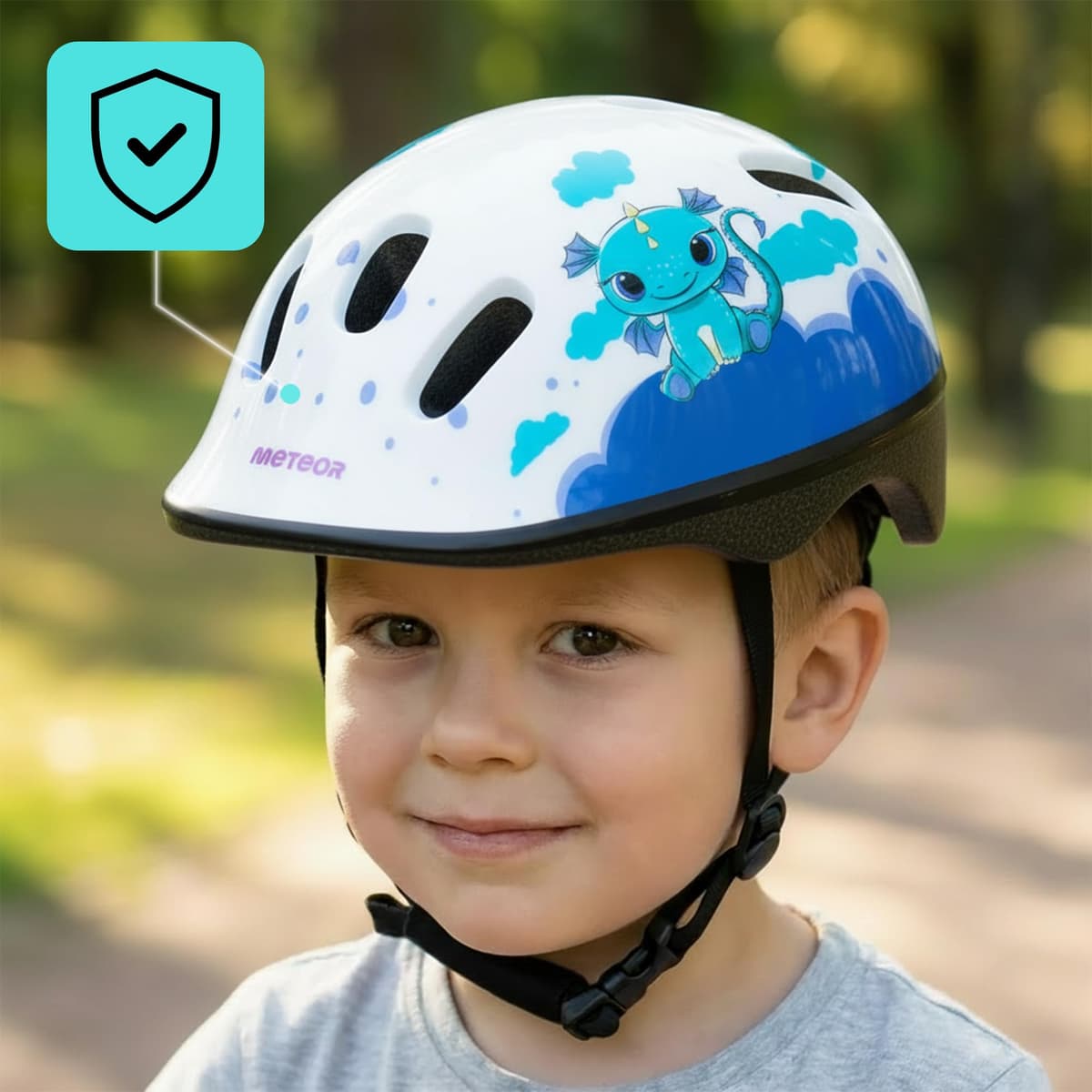 Casco Bicicleta para Niñas y Niños - Helmet Infantil de Bici para Ciclismo MTB Road Race Montaña BMX Carretera y Actividad Ciclista - Rolerskate Patines — view 3