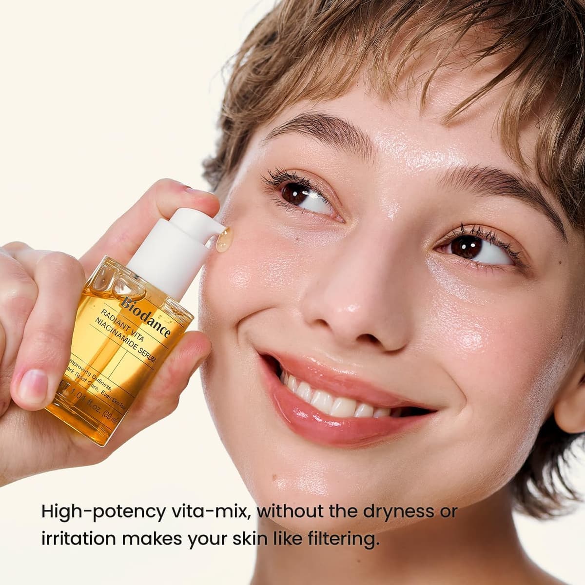 BIODANCE Radiant Vita Niacinamide Serum - Sérum Facial Iluminador con Vitamina C y Niacinamida, Corrector de Manchas y Tono Uniforme, K-Beauty Coreano, 30 ml — view 3