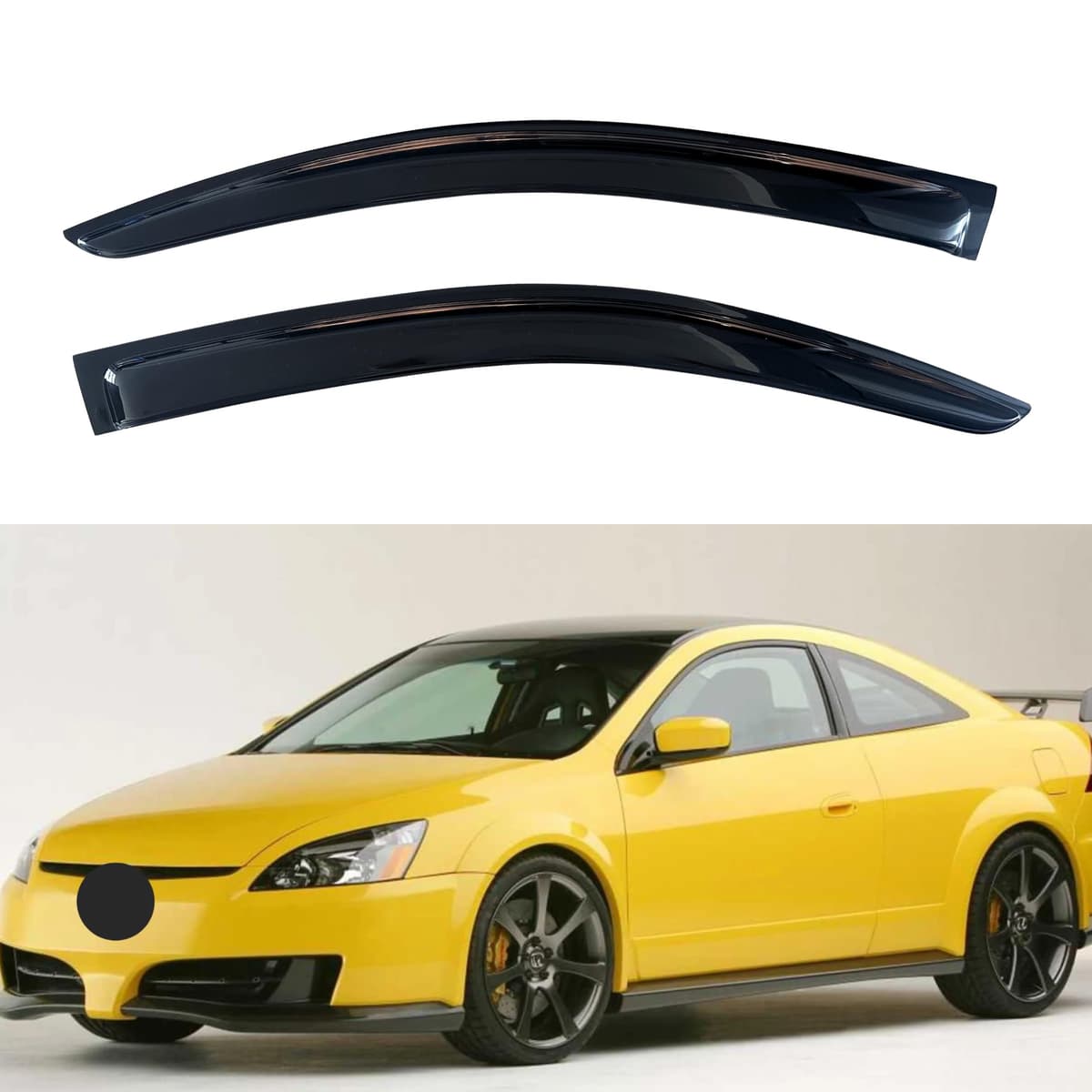 KPY Rain Guards Fit for 2006-2013 Lexus IS250 IS350, Out-Channel Window Visors Vent Wind Deflectors 4PC, Car Accessories for 06-13 Lexus is Series — view 100