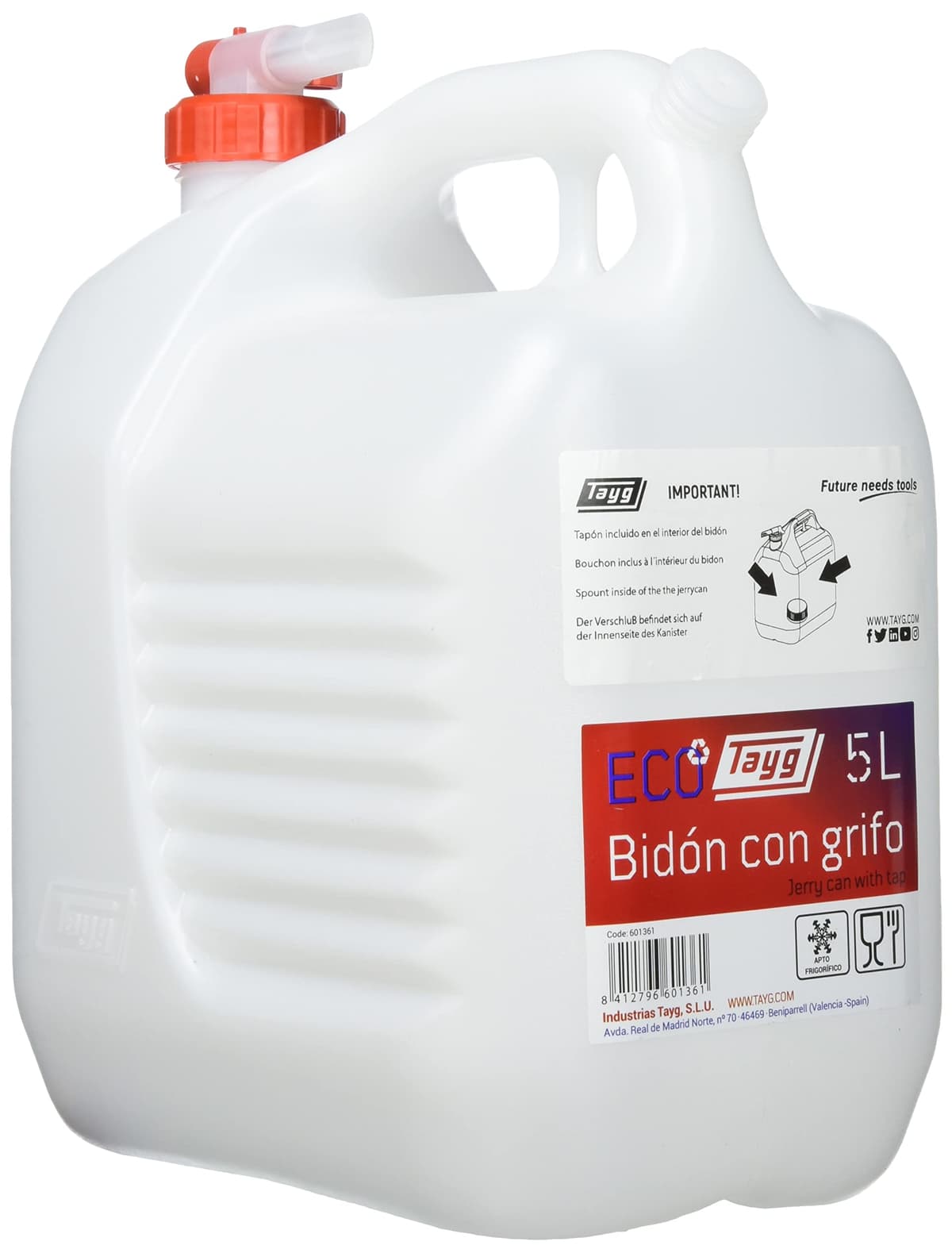 Tayg - Bidón 10 litros grifo, Multicolor — view 2