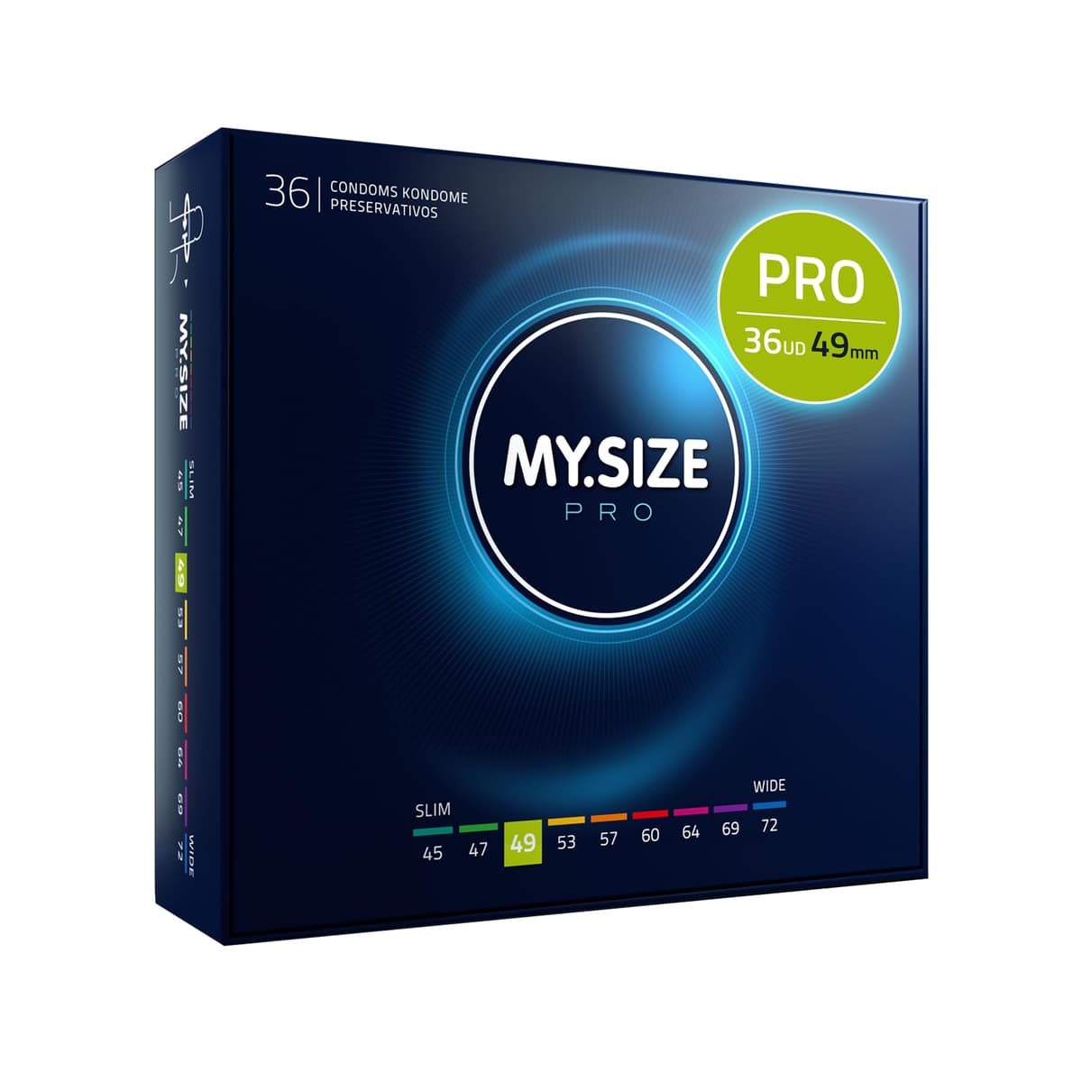 MY.SIZE PRO Condones ÉLITE, talla 5, 60 mm, XL, 10 piezas - Látex Vytex extra puro, fácil de abrir — view 19