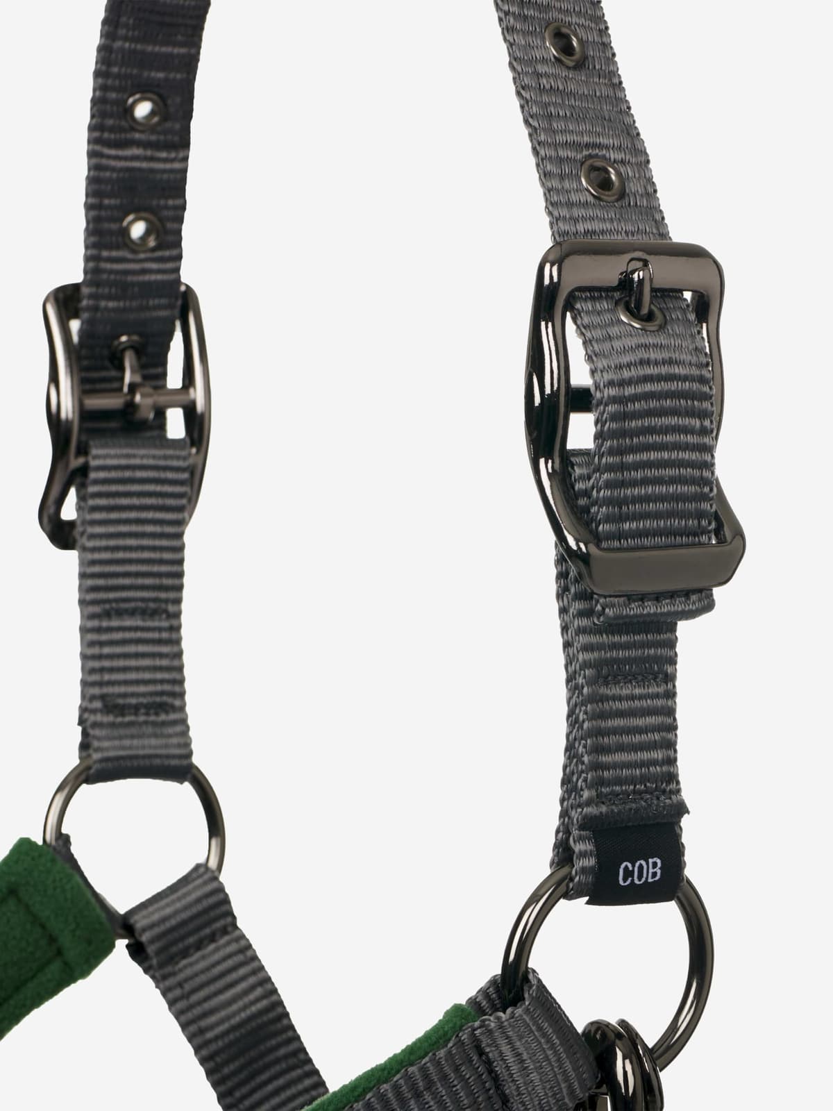 LeMieux Vogue Fleece Headcollar with Lead Rope - Extra Padding, Adjustable at Curb and Poll Strap — view 7
