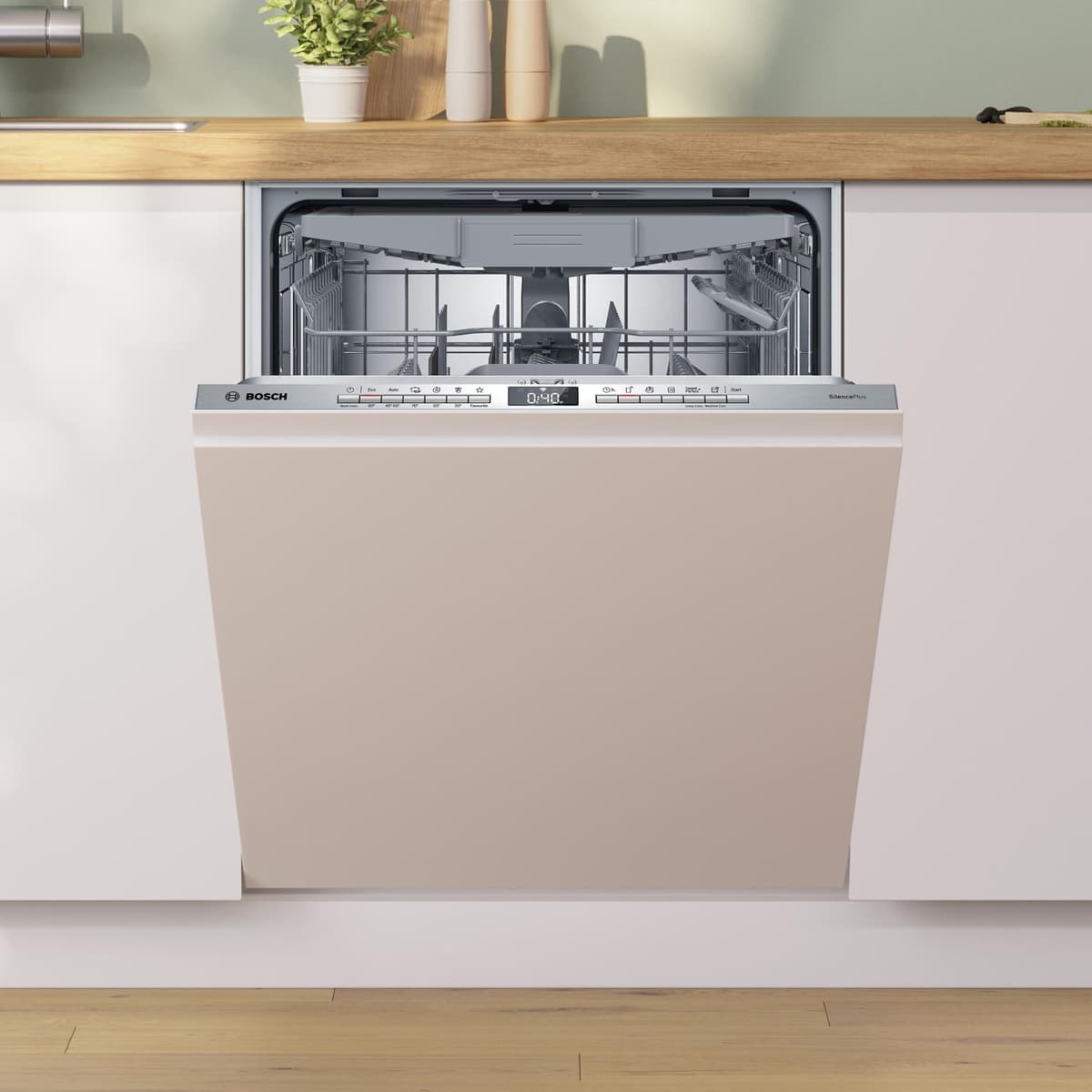 Bosch - Lavavajillas integrable, 60 cm. de ancho, Serie 2, Home Connect, Extra Secado, Blanco, SMV2ITX09E — view 4