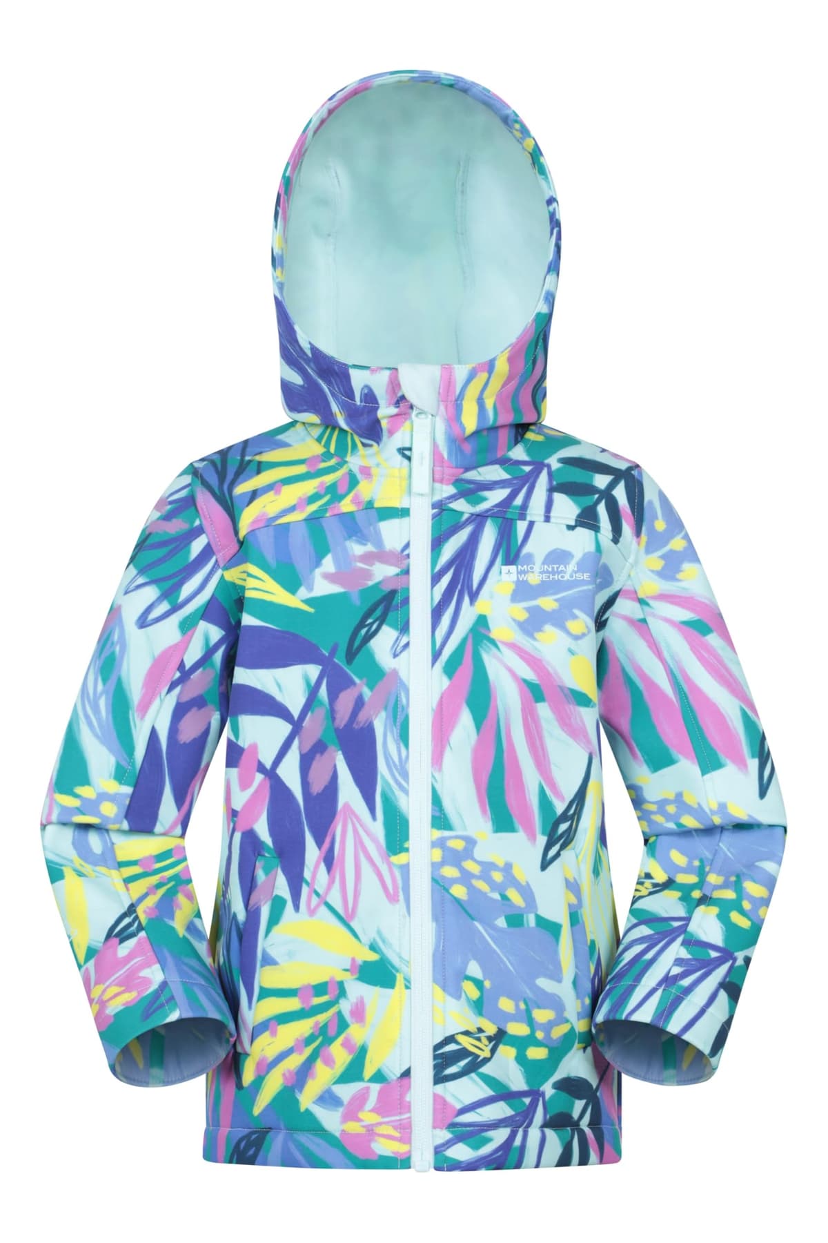 Mountain Warehouse Exodus Kids Softshell Jacket - Breathable, Wind & Water Resistant, Fleece Lined Coat, For Boys & Girls - Best For Sping Summer & Hiking — view 16