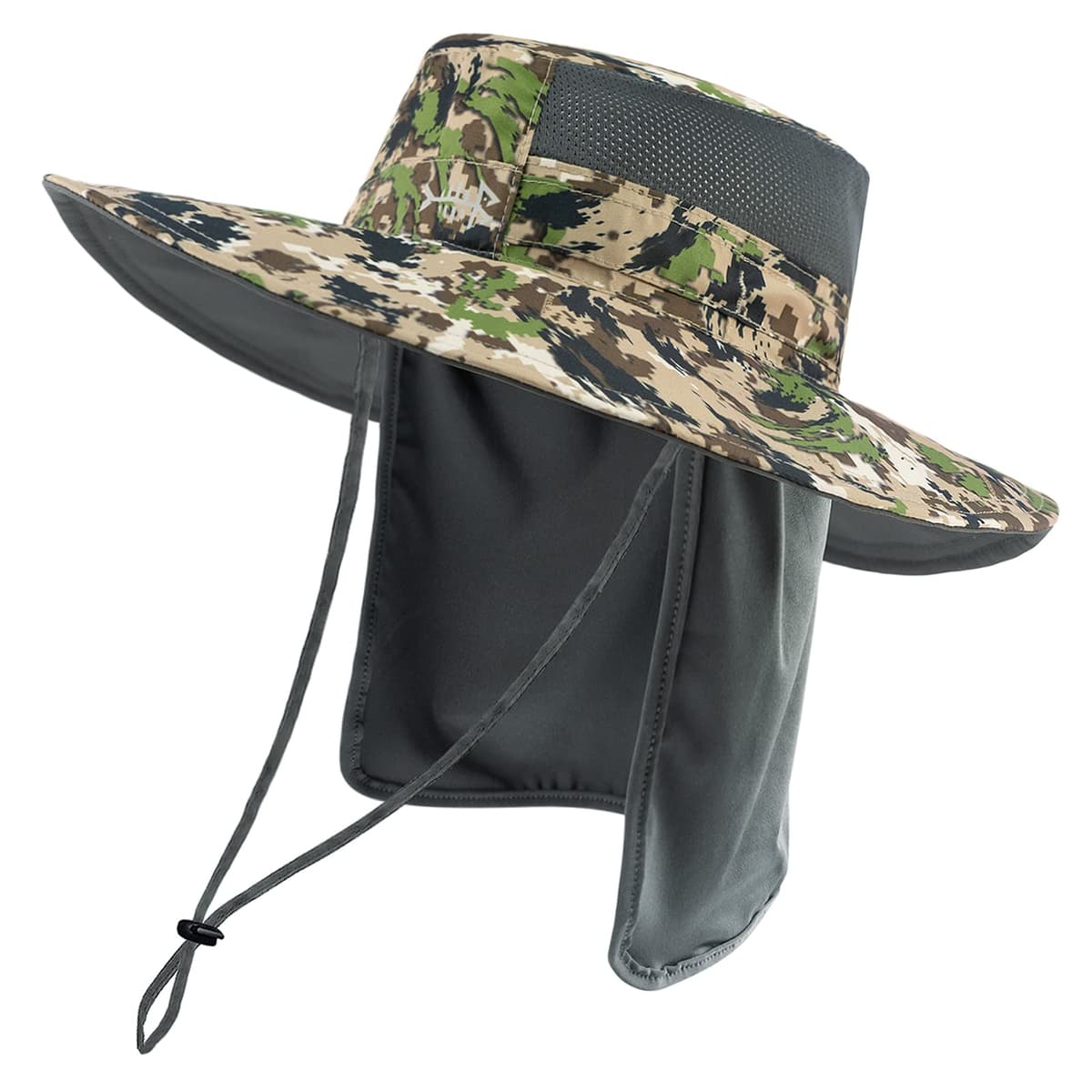 Bassdash UPF 50+ Sombrero de Pesca Solar Resistente al Agua con Solapa de Cuello Desmontable — view 39