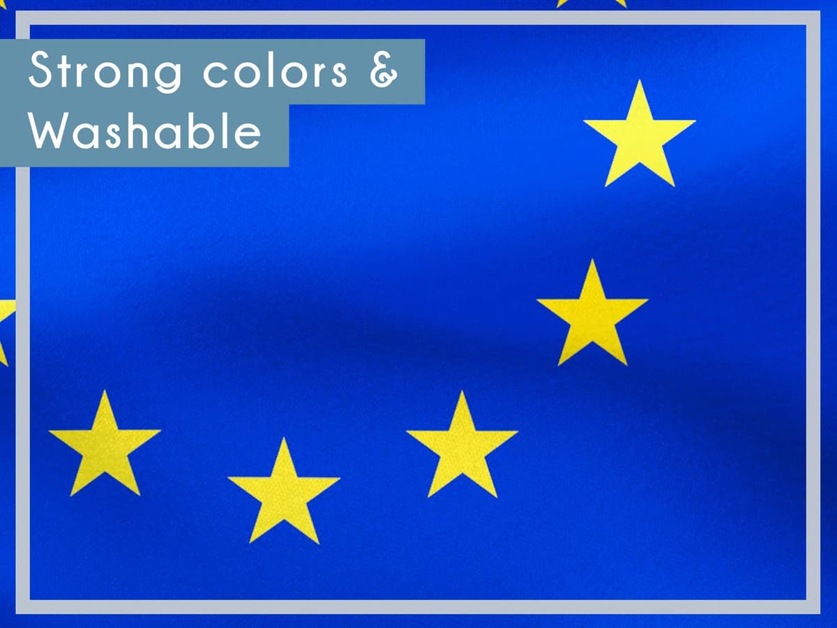Banderas de aricona – bandera de europa resistente a la intemperie con 2 ojales de metal - bandera europea clásica 90 x 150 cm — view 3