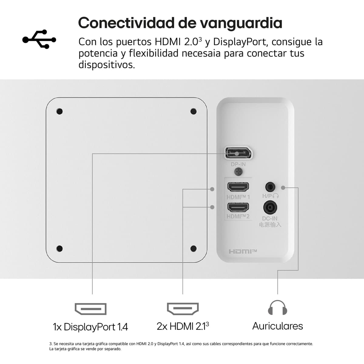 LG 27US500-W - Monitor 4K UltraHD 27", Panel IPS 3840x2160 (16:9), HDR10, Super Resolution+, DCI-P3 90%, 2× HDMI 2.0 y DisplayPort 1.4, 60 Hz, 5 ms, Inclinación Ajustable, Blanco — view 5