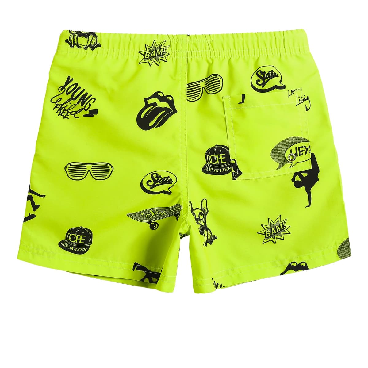 MaaMgic Bañador Niño Ropa de Baño para Niño Secado rápido Interior de Malla Short de Natación Estampado — view 2