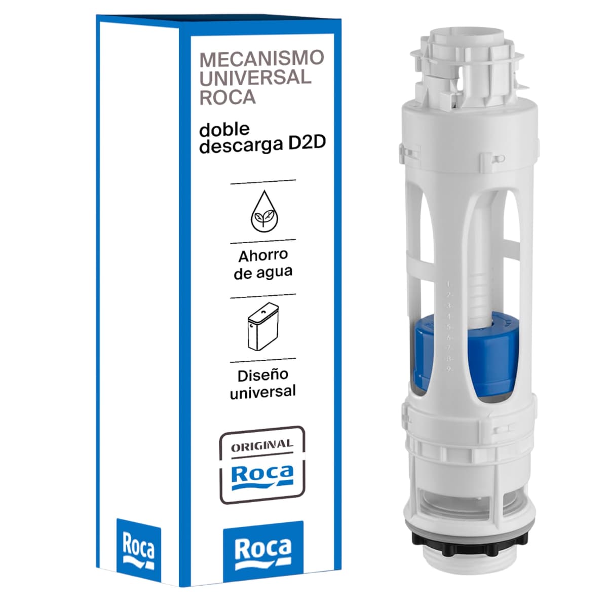 Roca AH0003400R - Kit Mecanismo Descar. D2-D Nr Recambio - Colleción De Baño - Porcelana - Mecanismos