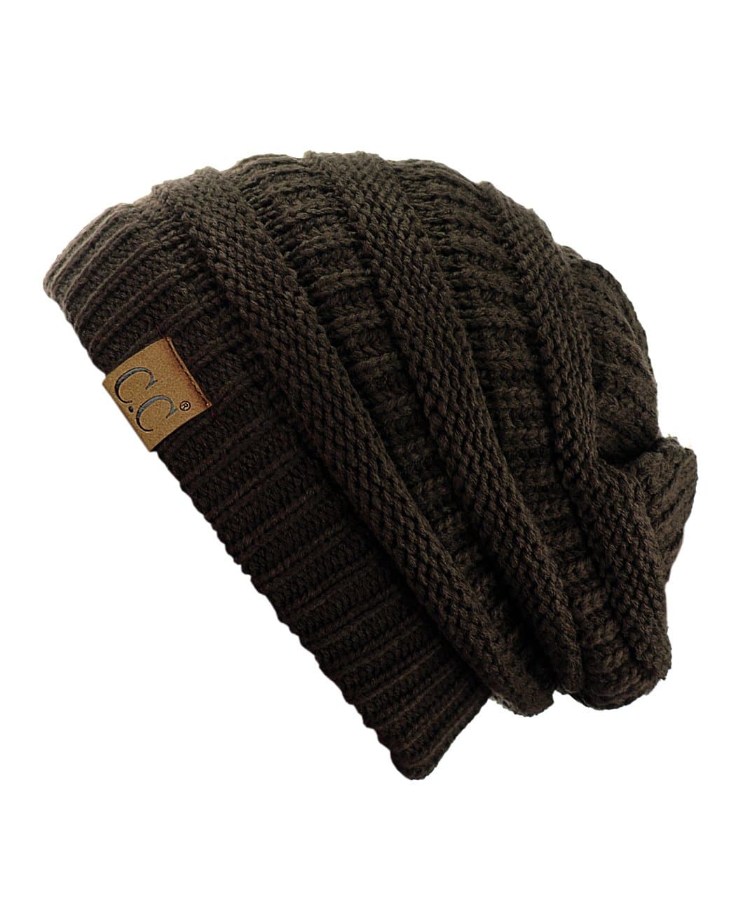 Warm Chunky Soft Stretch Cable Knit Beanie Skully — view 143