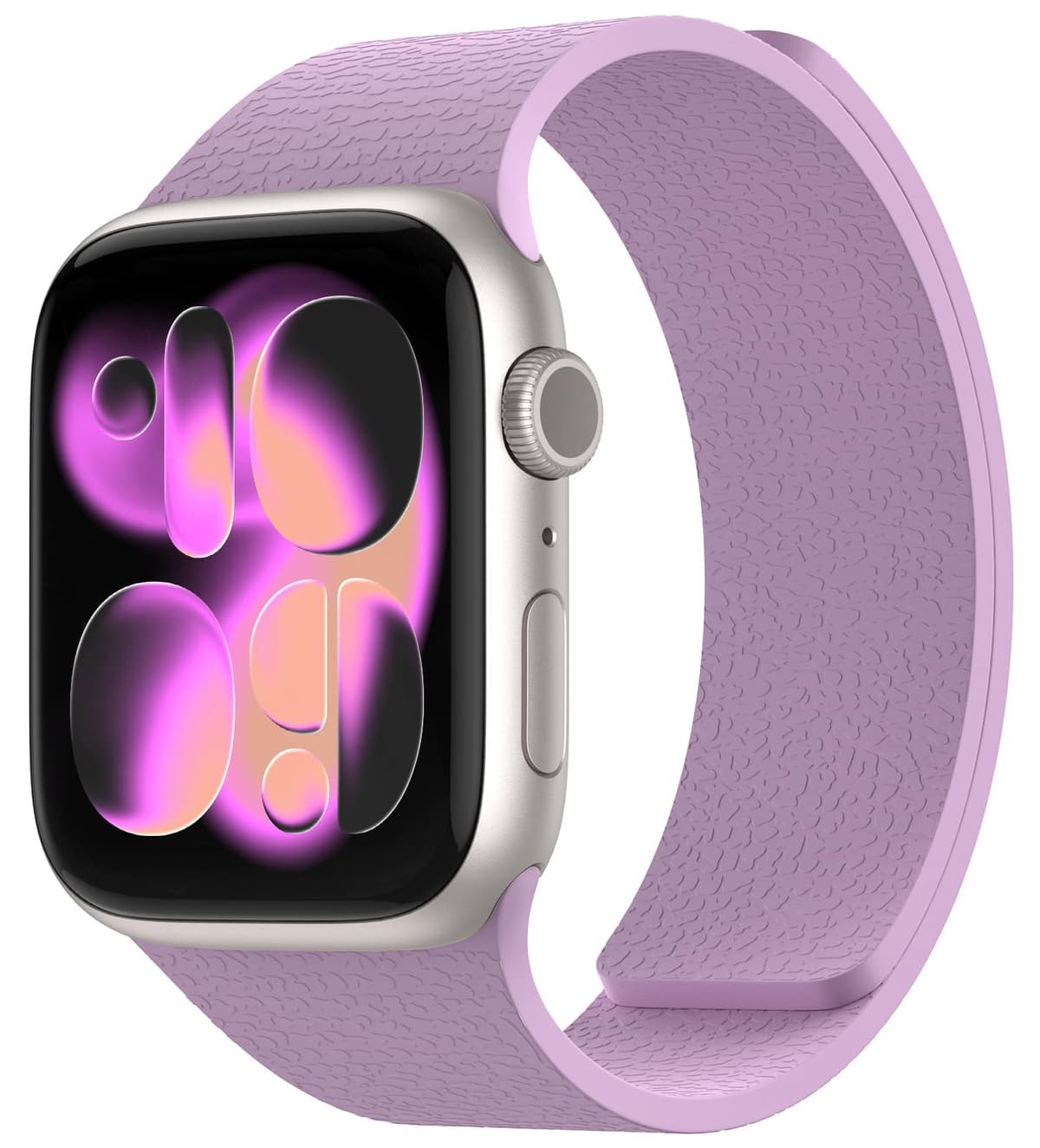 Nereides Compatible with Apple Watch Straps 46mm 45mm 44mm 49mm, Soft Magnetic Silicone Replacement Band for iWatch Series 11 10 9 8 7 6 5 4 SE SE2 SE3 Ultra 3/2/1 (Black+Orange) — view 13
