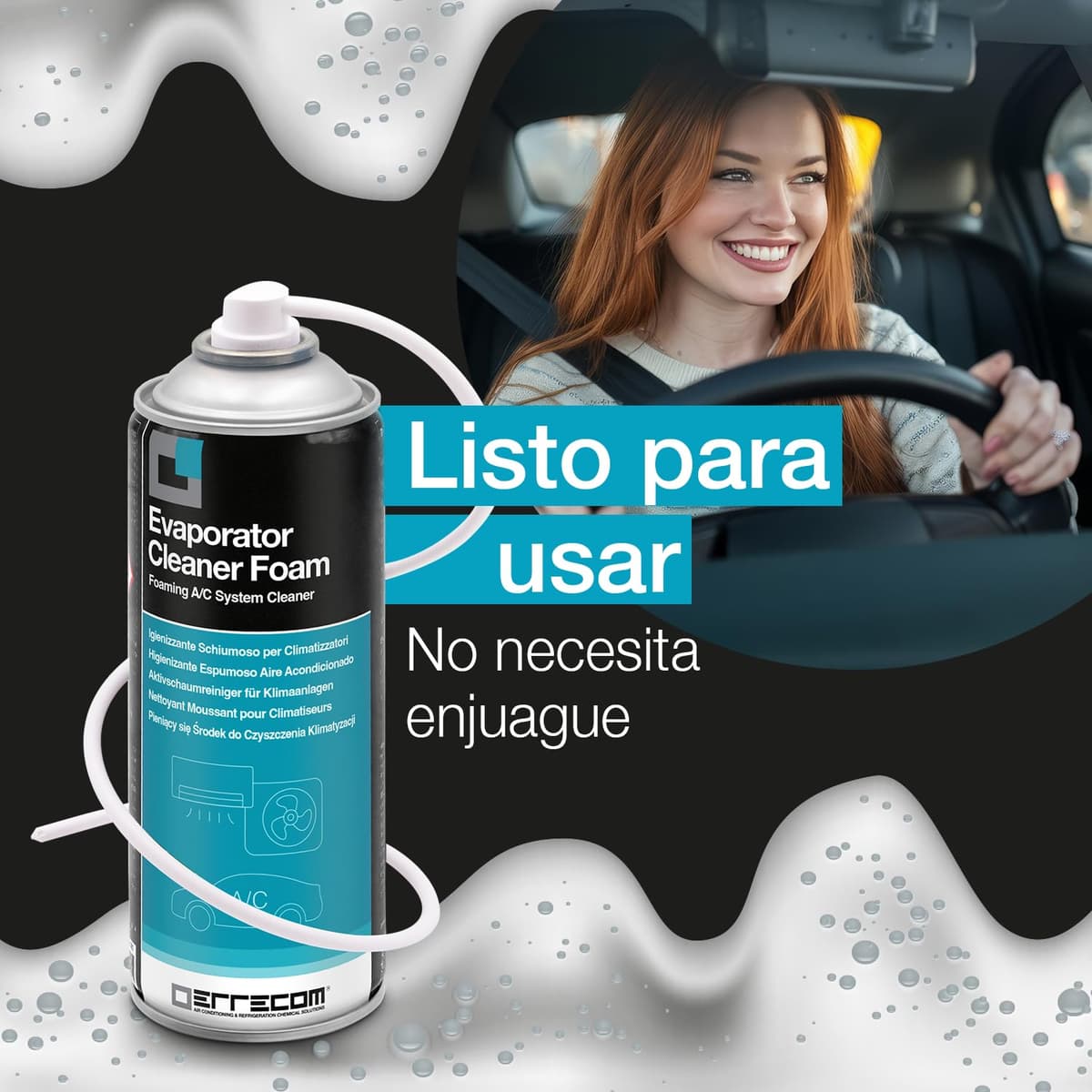 Errecom Evaporator Cleaner Foam, Limpiador Espumoso para Aire Acondicionado, 400mL — view 5