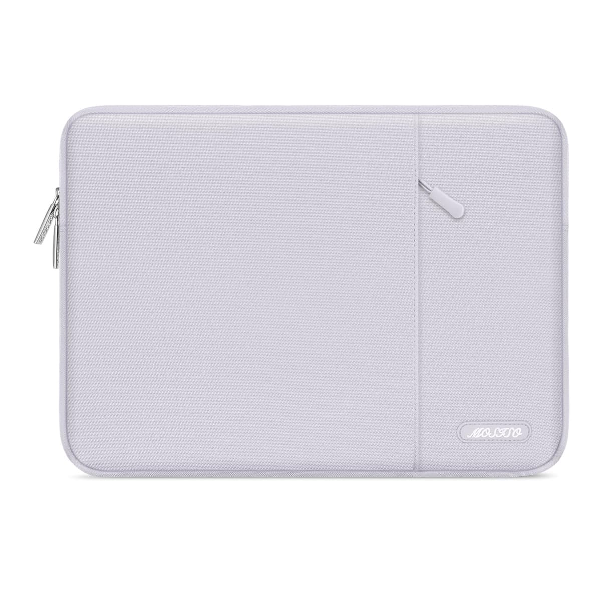 MOSISO Laptop Case 13.3 inch, 13-13.3 inch Laptop Sleeve Compatible with MacBook Air/Pro 13/Pro 14 M5 M4 M3 M2 M1, HP Dell ASUS Lenovo,Polyester Vertical Computer Sleeve Bag with Pocket, Gray — view 50