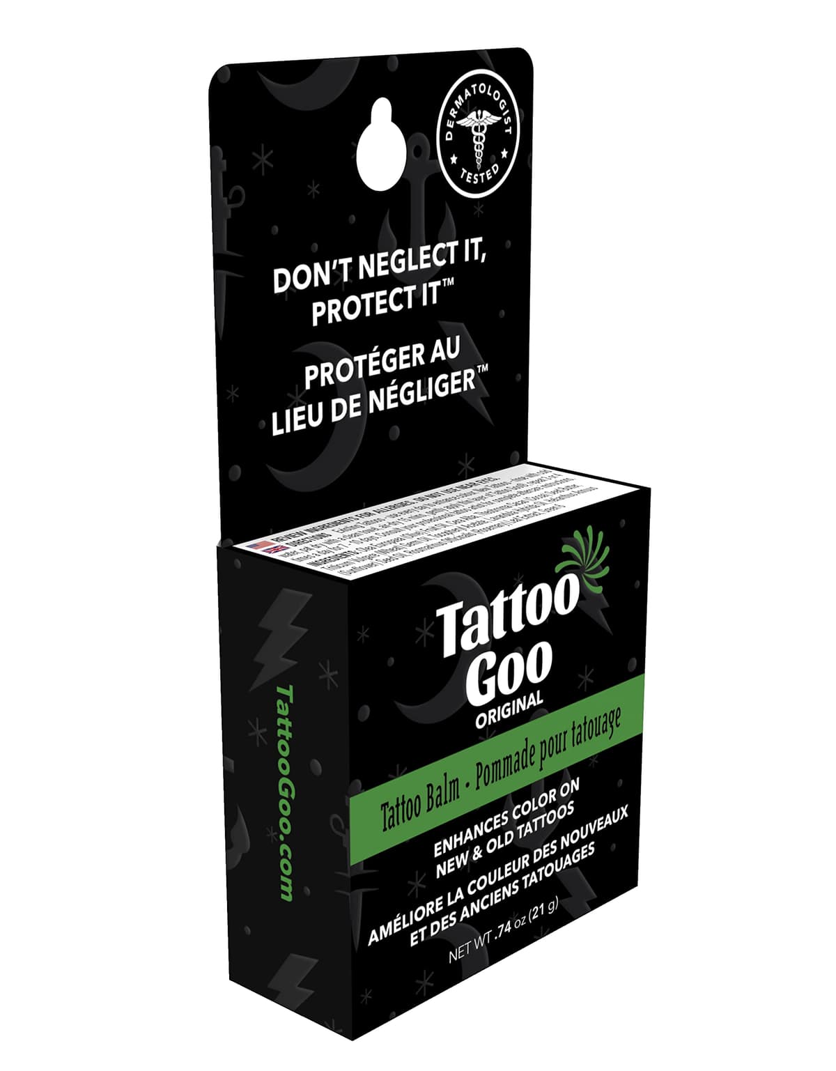 Tattoo Goo Original Ointment 21g – Tattoo Aftercare Balm for New & Existing Tattoos, Moisturizes & Maintains Color, Natural Ingredients, Petroleum-Free — view 2