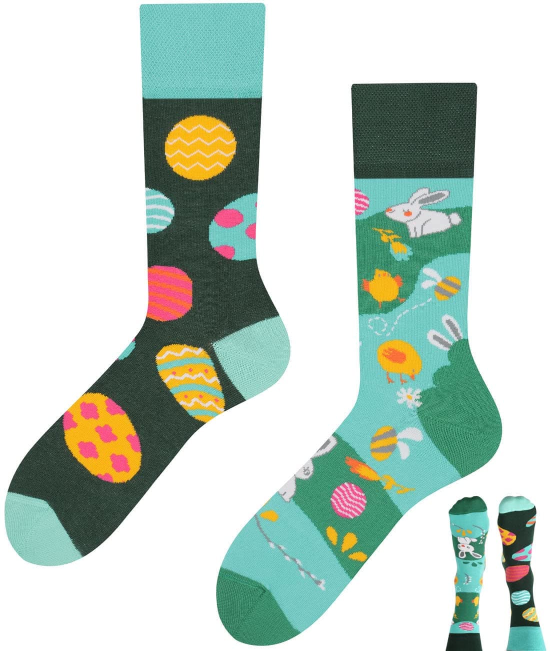 Todo Calcetines Divertidos Hombre y Mujer, Calcetines Fantasia con Motivo, de Colores — view 43