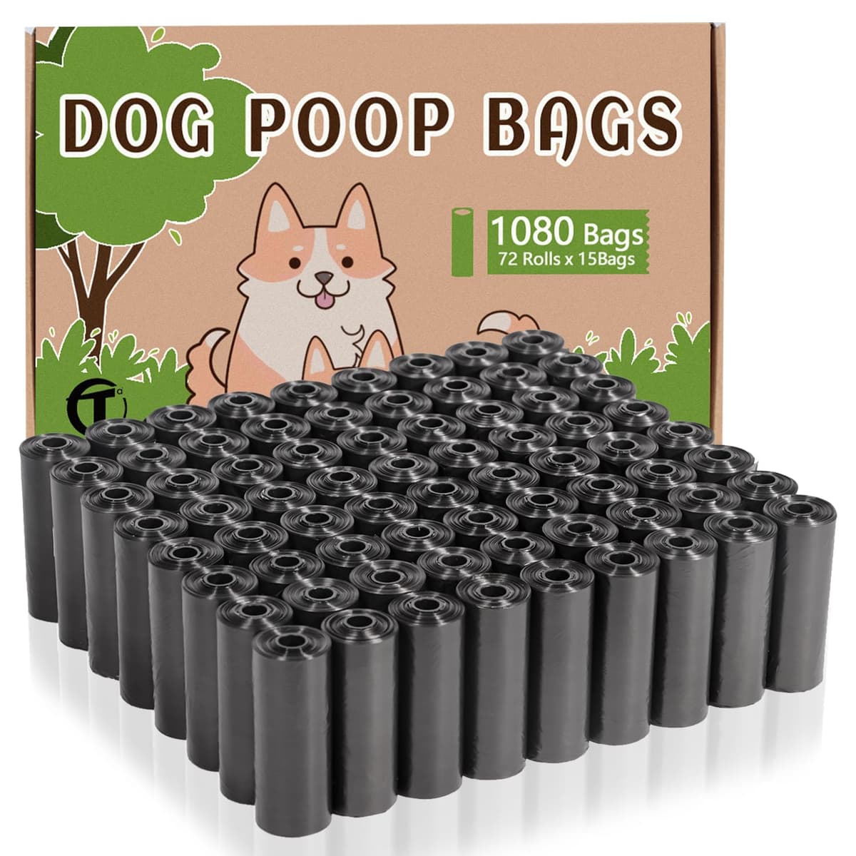 AiTodos® 600PCS Bolsas Caca Perro, Verde - Bolsas Excrementos Perros - Adecuado Salir de Casa, 31 * 22CM, Polietileno-Material, Portátil (40 Rollos, 15 por Rollo) -Poop Bags — view 10