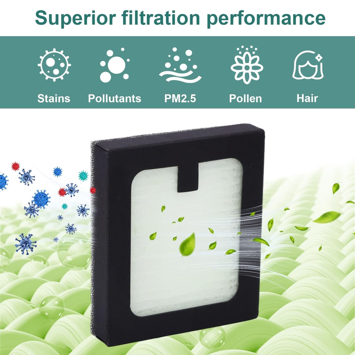 4pcs Filter Replacement Compatible with Baby Brezza Baby Bottle Washer Pro, 6.7x5.8x1.3cm/2.64x2.28x0.51in PP PET Bottle Cleaner Filtration Parts Accessories for Babybrezza — view 5