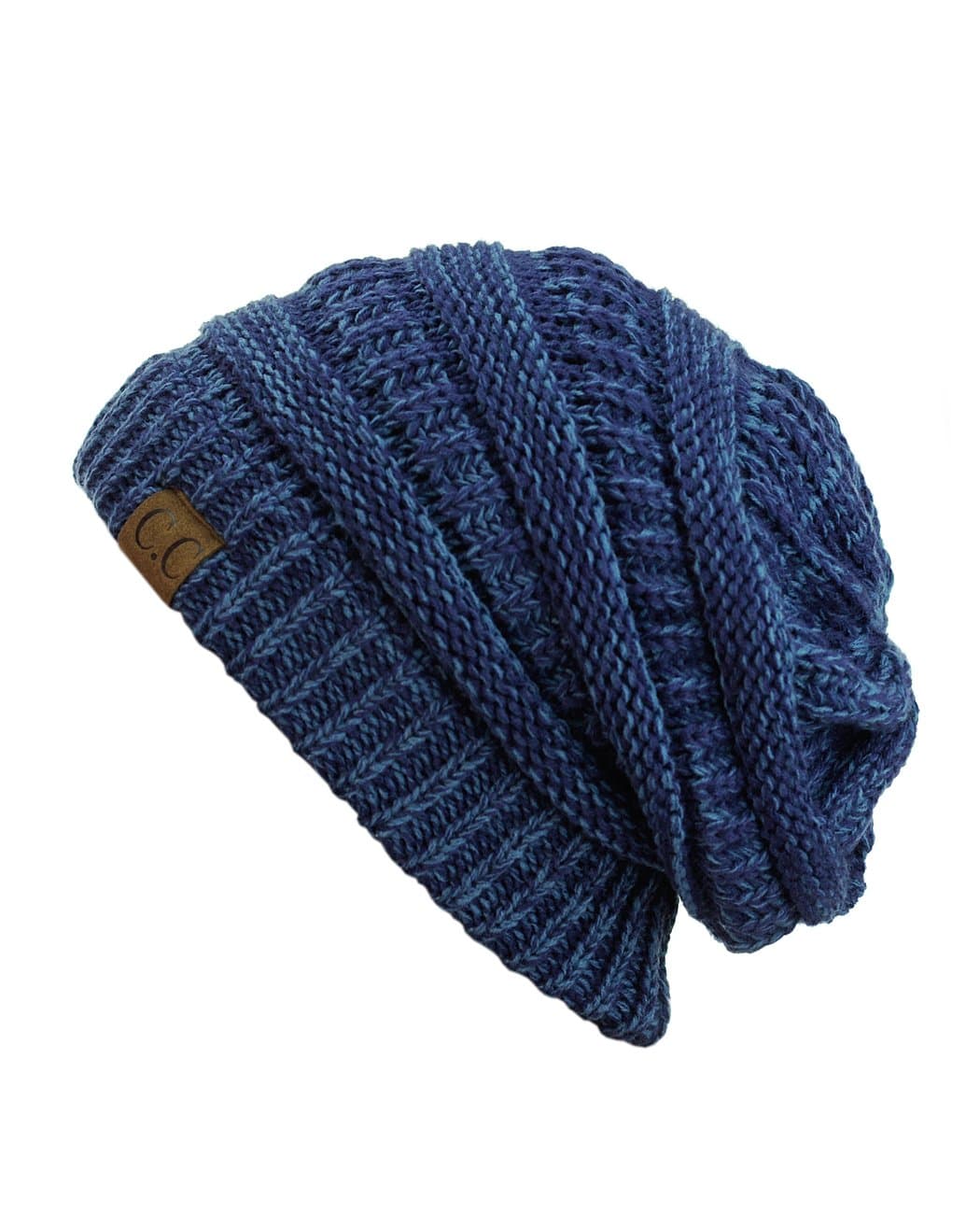 Warm Chunky Soft Stretch Cable Knit Beanie Skully — view 54