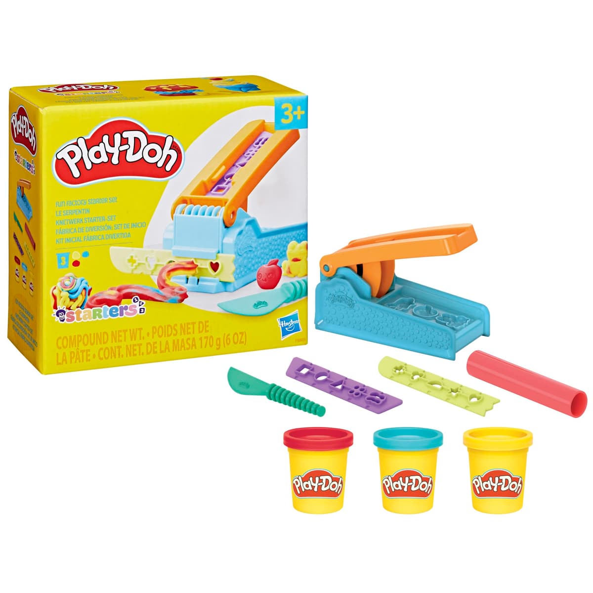 Play-Doh Hasbro, Dinosaurio, Formas y Colores, Juguetes de Arte y Manualidades, Materiales Artísticos para Niños y Niñas de 2 Años o Más, 6 Botes, Plastilina de Colores, Creatividad, Regalo — view 18