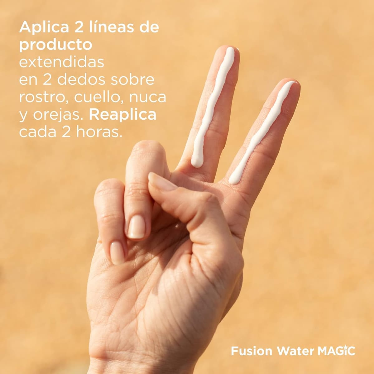 ISDIN Fotoprotección Fusion Water MAGIC SPF 50, Protector Solar Facial de Textura Ligera y Fase Externa Acuosa con Tacto Fina — view 4