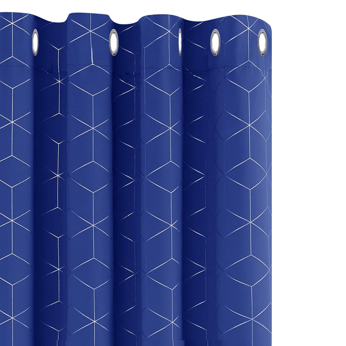 Deconovo Blackout Curtains, Modern Sky Blue Curtains for Living Room, Thermal Curtains, Ring Top Curtains, Noise Isolating, 46" W x 72" H, Set of 2 — view 12
