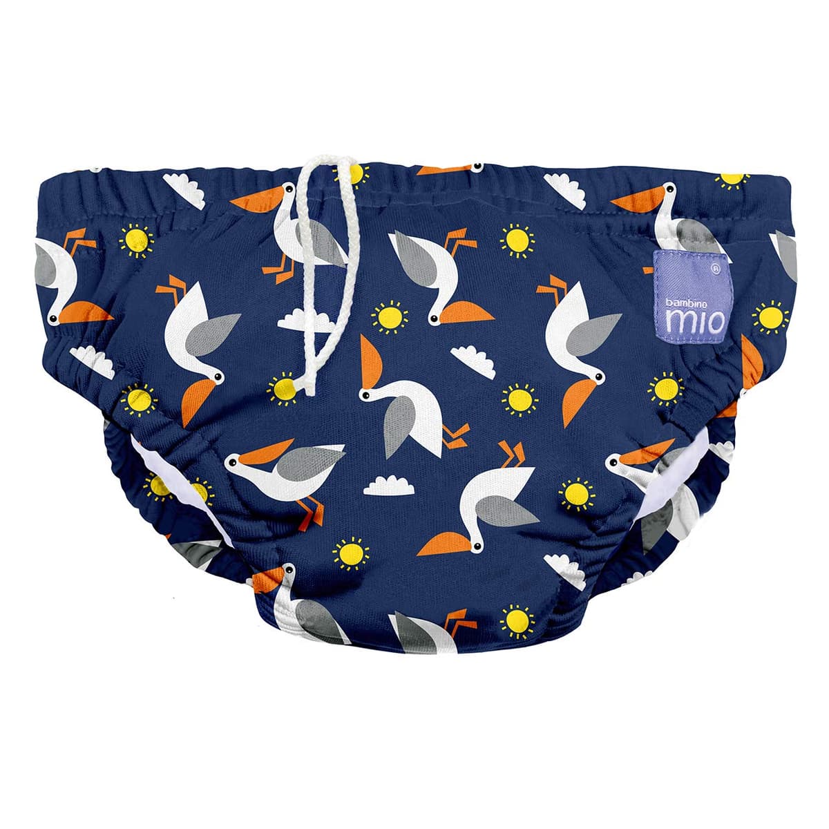 Bambino Mio Baby and Toddler Reusable Swim Nappy Pant, 2-3 Years, Whale Wharf, Boys and Girls — view 27