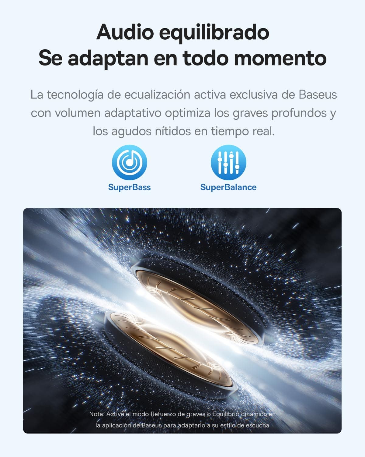 Baseus EP10 Pro Auriculares Inalámbricos Blueooth, Auriculares Bluetooth Cancelación de Ruido -50 dB, Audifonos Inalambricos, 7 Modos EQ, Hi-Res, 6 Mic AI, IP55, Duración de 55H, Bluetooth 6.0 — view 3