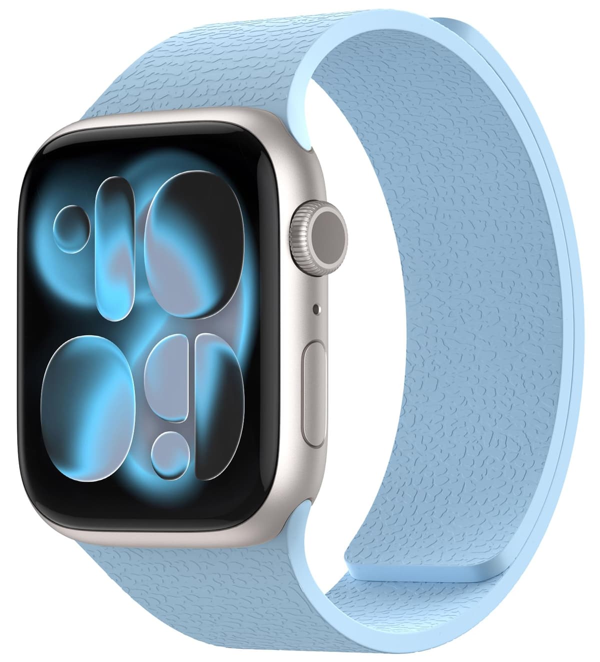 Nereides Compatible with Apple Watch Straps 46mm 45mm 44mm 49mm, Soft Magnetic Silicone Replacement Band for iWatch Series 11 10 9 8 7 6 5 4 SE SE2 SE3 Ultra 3/2/1 (Black+Orange) — view 17