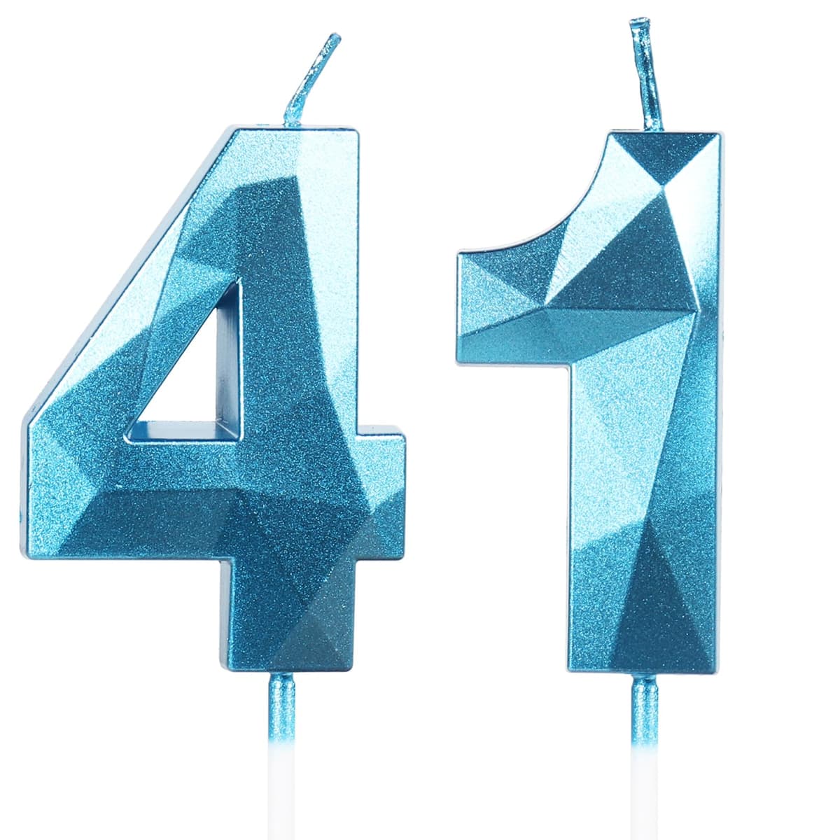 Yiran 50th Birthday Candles, Gold Number 50 Happy Birthday Candles, Cake Topper Decorations for Birthday Party, Wedding Anniversary Celebration Supply — view 204