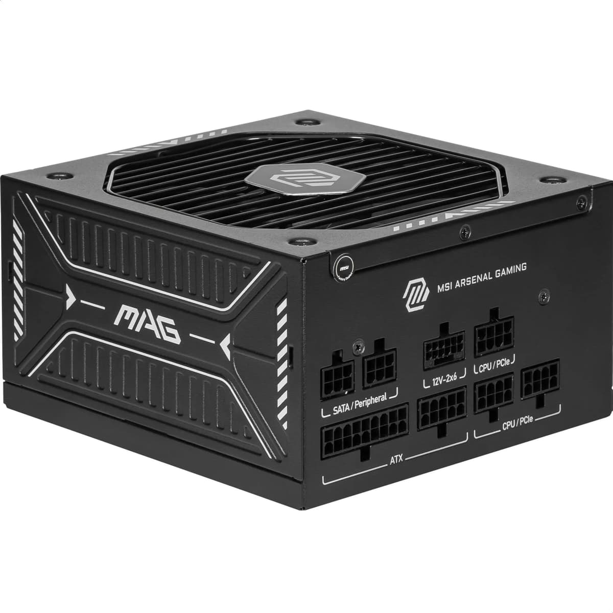 MSI MAG A750GL PCIE5 Power Supply Unit, 750W, 80 Plus Gold, Fully Modular, ATX 3.0, PCIe 5.0 GPU Support, 120mm FDB Fan, Full-Bridge LLC, Flat Black Cables - 7 Year Warranty — view 16