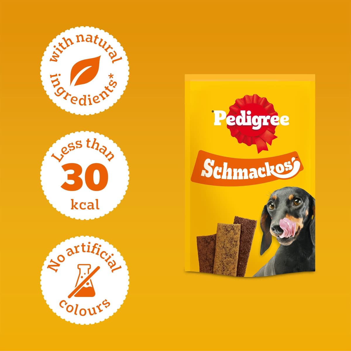 Pedigree Schmackos Mega Pack 110/112 Strips Snacks, Dog Treat Multipack with Beef, Lamb and Poultry Flavours — view 6