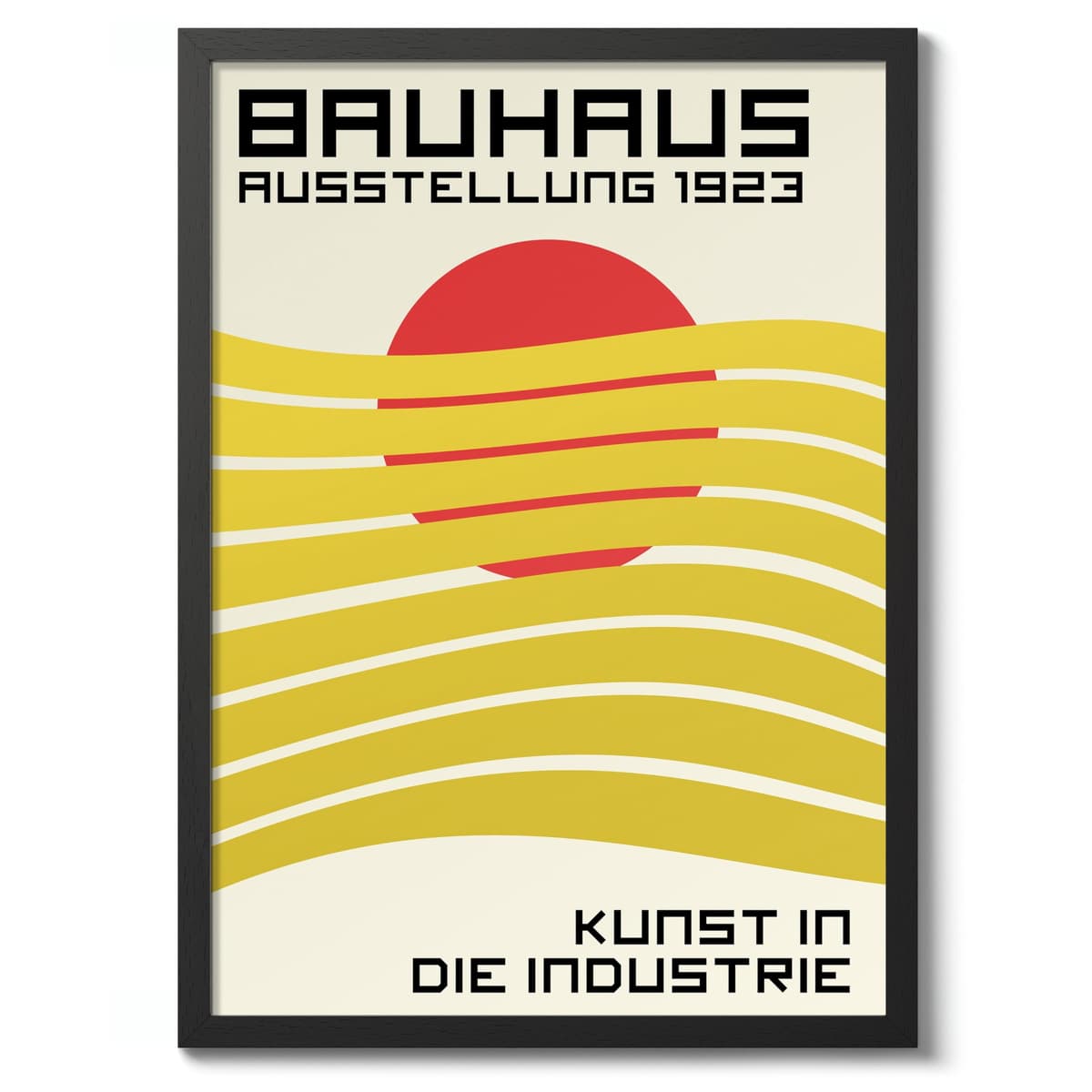 Bicycle Bauhaus Poster, Bauhaus Print, Framed Abstract Art, Mid-Century Wall Art, Modern Home Decor, Gift Idea, Archival Matte, A5 (Print Only) - 21x14.8cm — view 14
