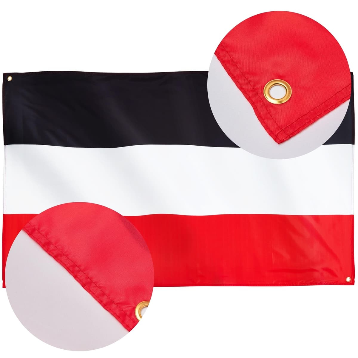Runesol Cornwall Flag - 91x152cm, 3ft x 5ft, Cornish Flag, 4 Grommets, Eyelet in Every Corner, Premium Quality, Inside & Outside Use, Vivid Colours — view 887