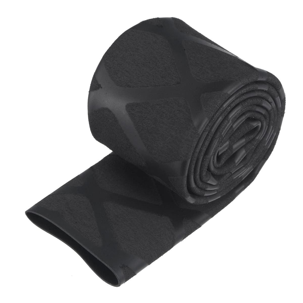 sourcing map Termorretráctil Envoltura Tubería para Pesca Caña Agarre Manija, 40mm Diámetro 65mm Plano 1.6pies 2:1 Relación, Negro — view 6