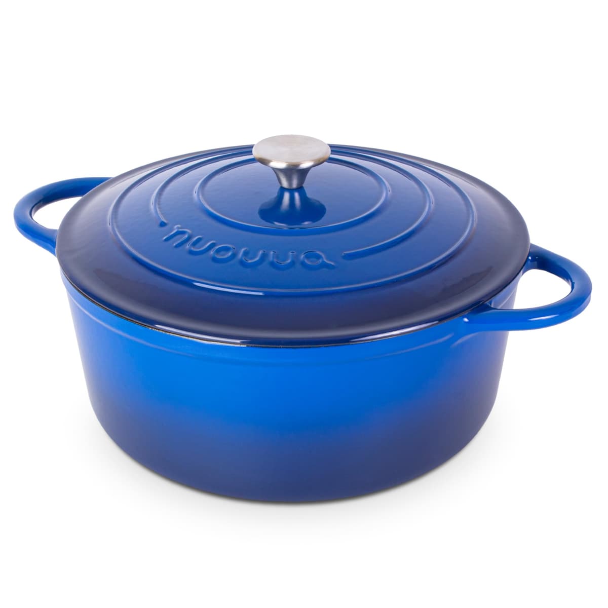 Nuovva Enamelled Cast Iron Dutch Oven Pot with Lid – 5 Quart Casserole Dish – Ceramic Dutch Oven for Bread Baking, Roasting, Braising & Stews – Oven Safe up to 500°F – 24cm Orange — view 49