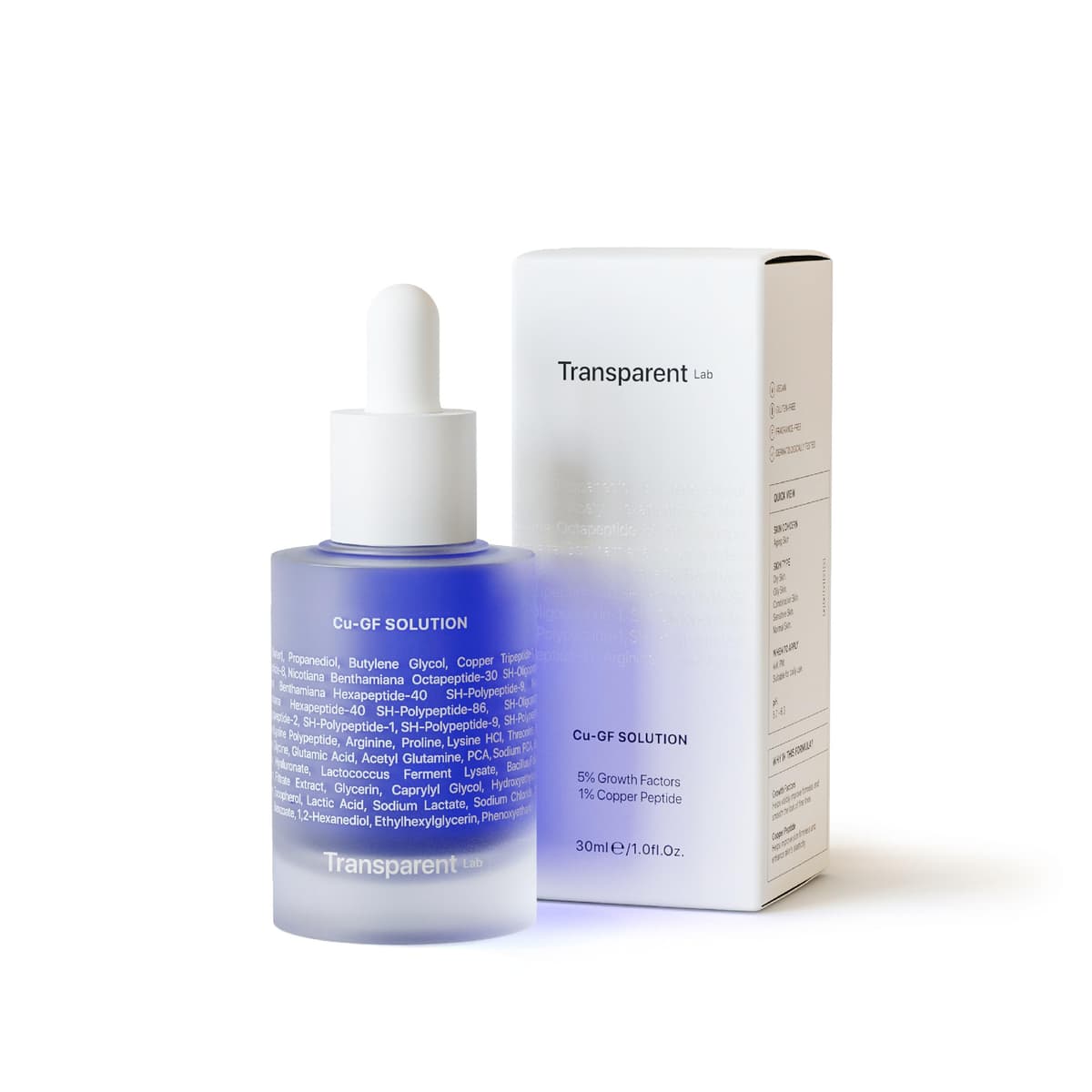 Transparent Lab Cu-GF Solution - Anti-Aging Treatment with Copper Peptide — view 7