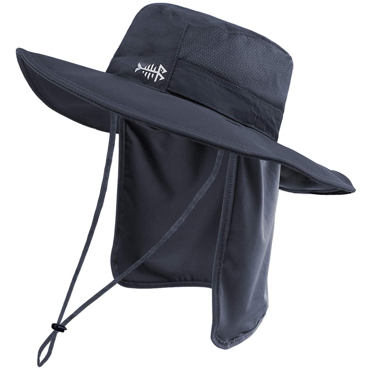 Bassdash UPF 50+ Sombrero de Pesca Solar Resistente al Agua con Solapa de Cuello Desmontable — view 20