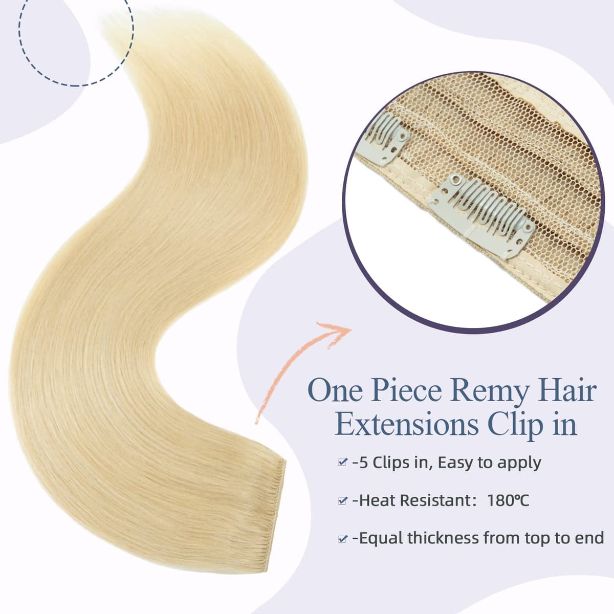 Silk-co 10inch Hair Extensions Clip in Hair Extension Human Hair #04 Medium Brown -Basic Thickness-Thin Weft- 8 Pieces Real Remy Straight Hair Extensions[50g] — view 239
