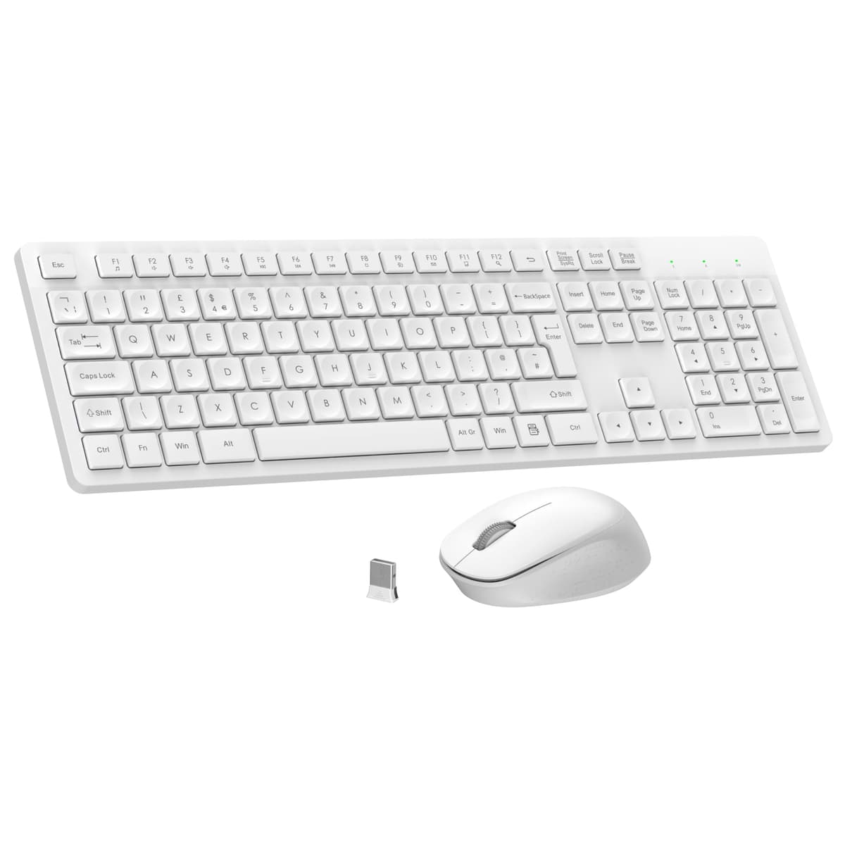 LeadsaiL Wireless Keyboard and Mouse Set, 2.4GHz USB Computer Keyboards and Mouse Combo, Ergonomic Design with 12 Multimedia Shortcuts for HP/Lenovo Laptop and Mac-Pink — view 10