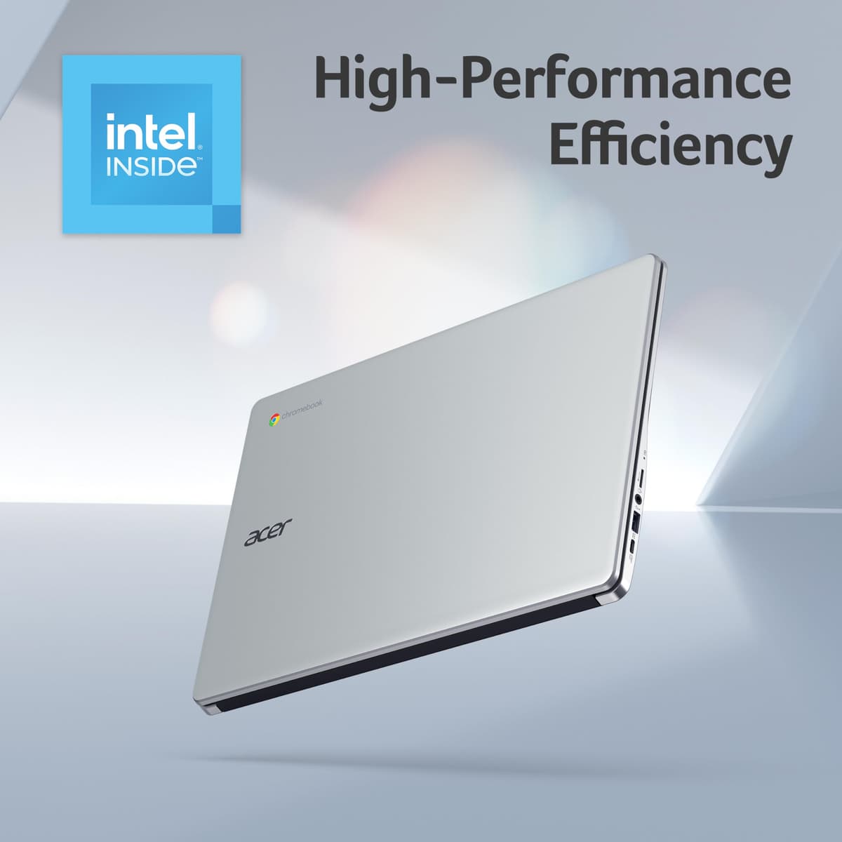 Acer Chromebook 315 CB315-4H Laptop - Intel Celeron N4500, 8GB, 128GB eMMC, Integrated Graphics, 15.6" Full HD, Chrome OS, Silver — view 3