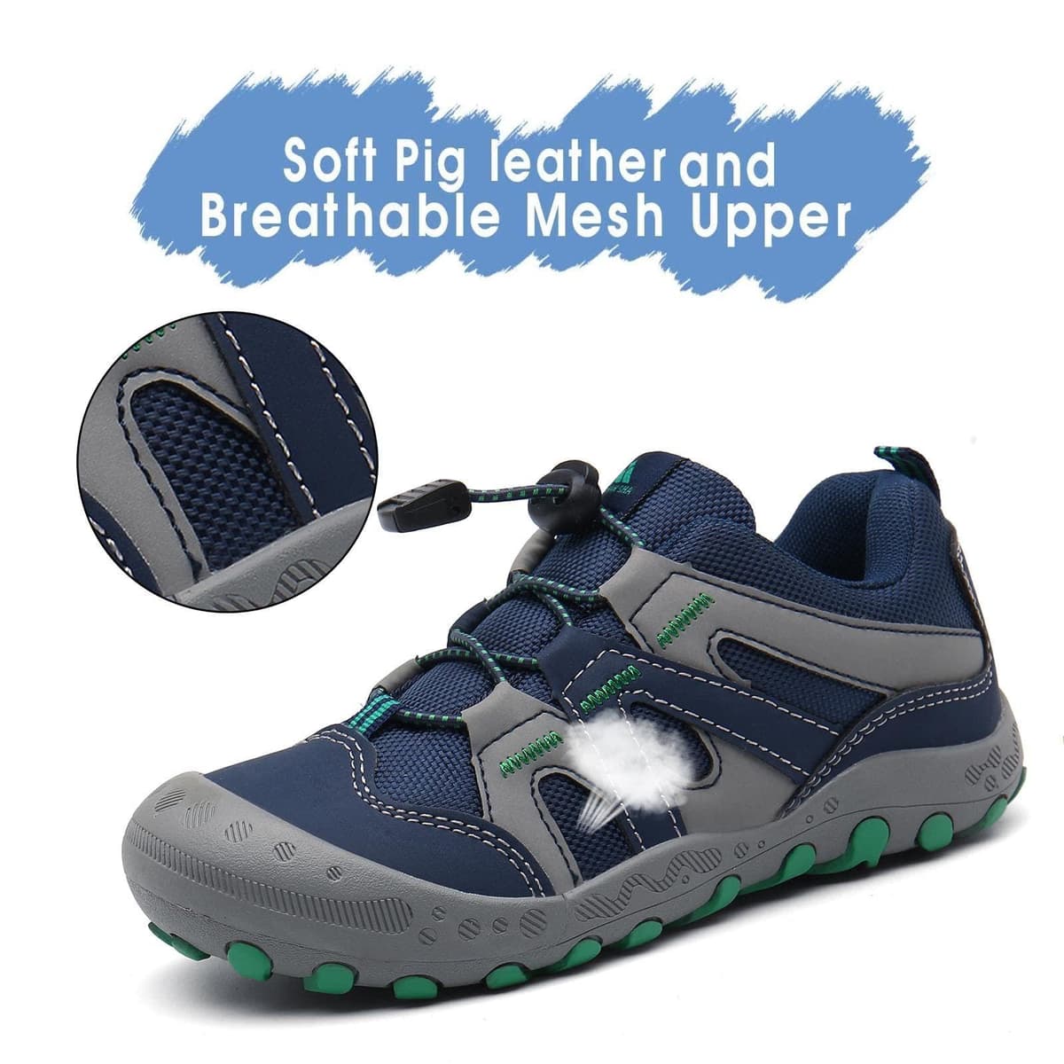 Mishansha Unisex Ligero Zapatillas de Deporte para Niños Niñas Sneakers Transpirable Cómodos Zapatos Casuales Tallas 24-38 EU — view 2