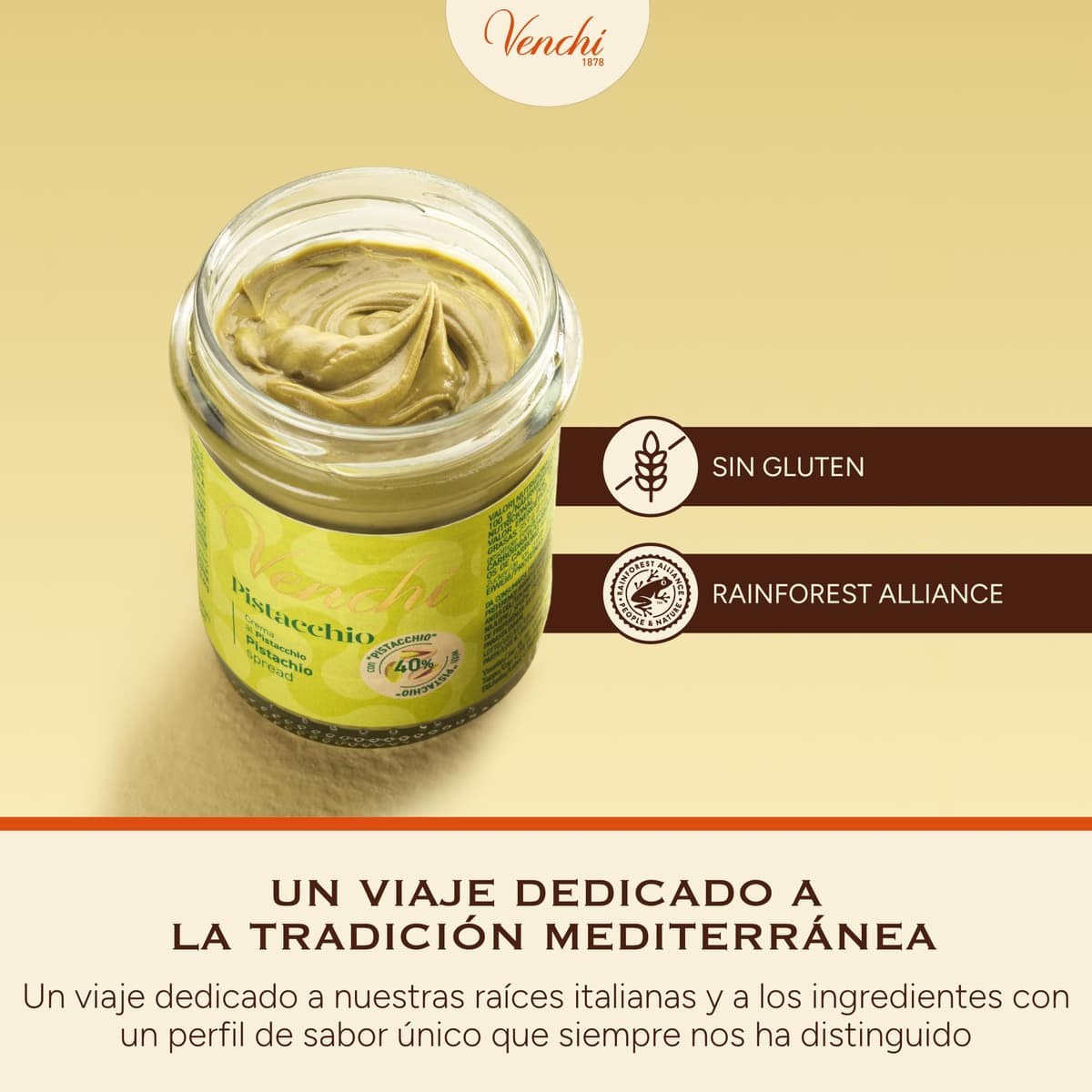 Venchi - crema de pistacho para untar, 200 g - Edición limitada - Sin gluten - Idea para regalo — view 4