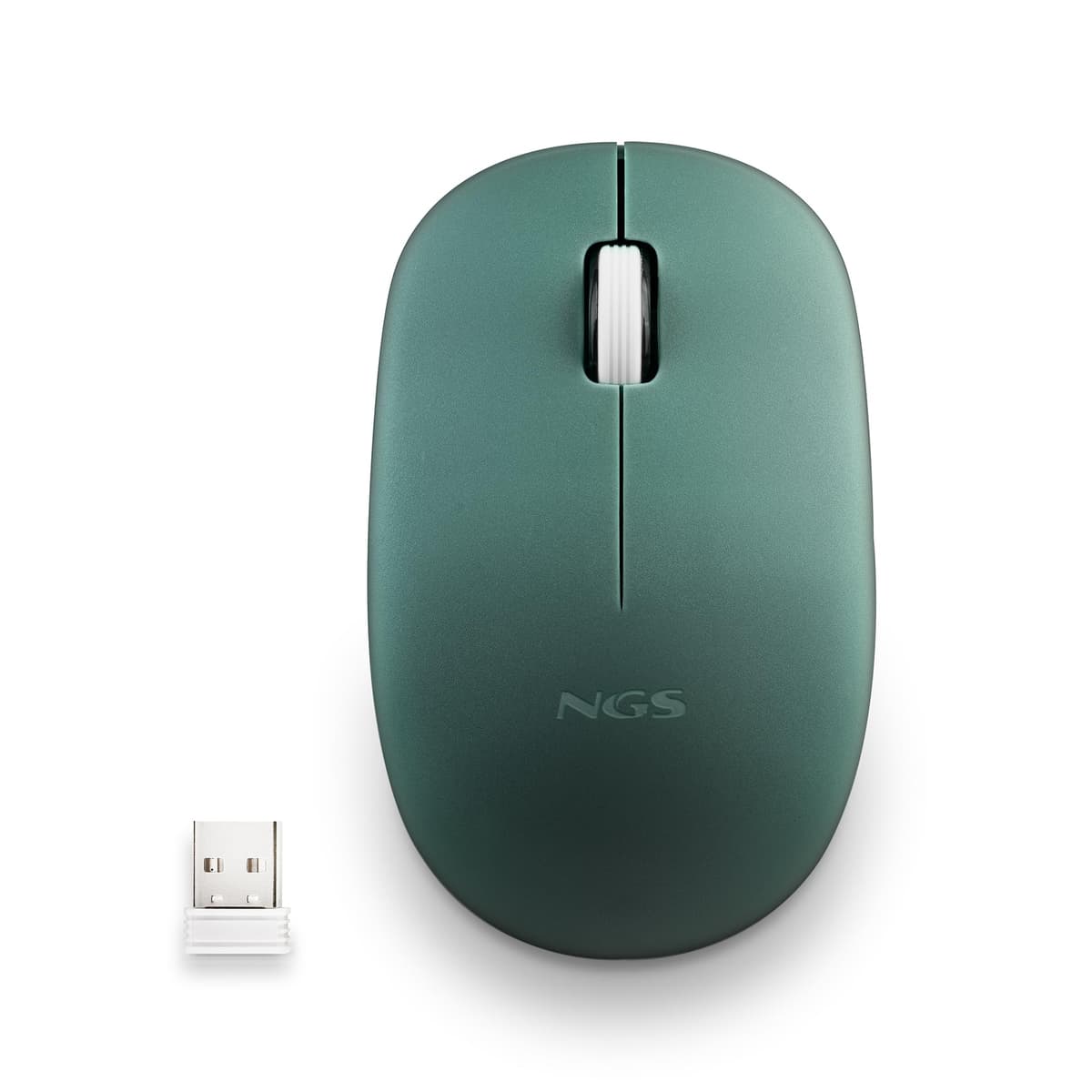NGS Fog Pro Green – Ratón Inalámbrico Óptico 1000 dpi, Nano USB, Botones Silenciosos, Plug & Play, Ambidiestro, Compatible con PC, Mac y Portátil, Verde — view 8