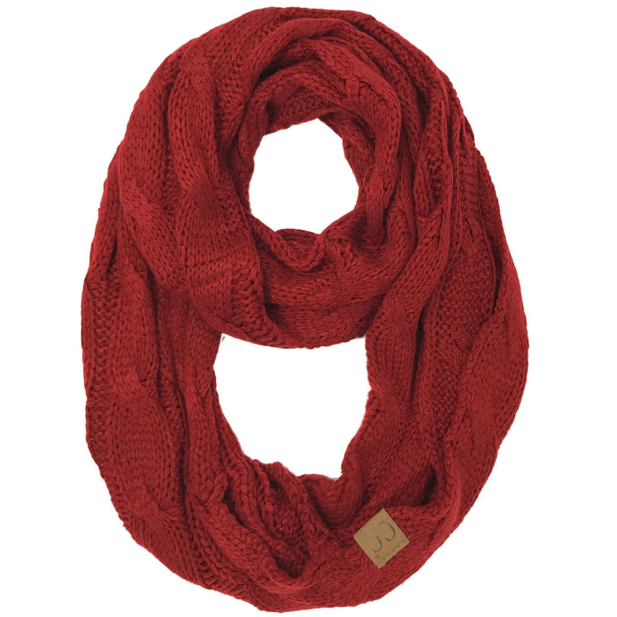 Warm Chunky Soft Stretch Cable Knit Beanie Skully — view 88