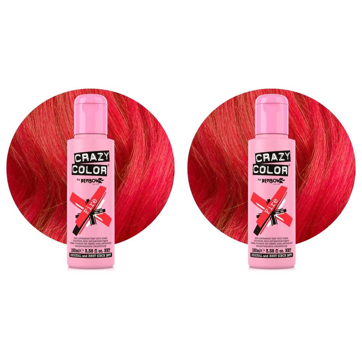 Crazy Color Vibrant Candy Floss Semi-Permanent Hair Dye. Highly Pigmented Pastel Pink Conditioning & Oil Nourishing Vegan Formula | No Bleach or Ammonia | 100ml — view 19