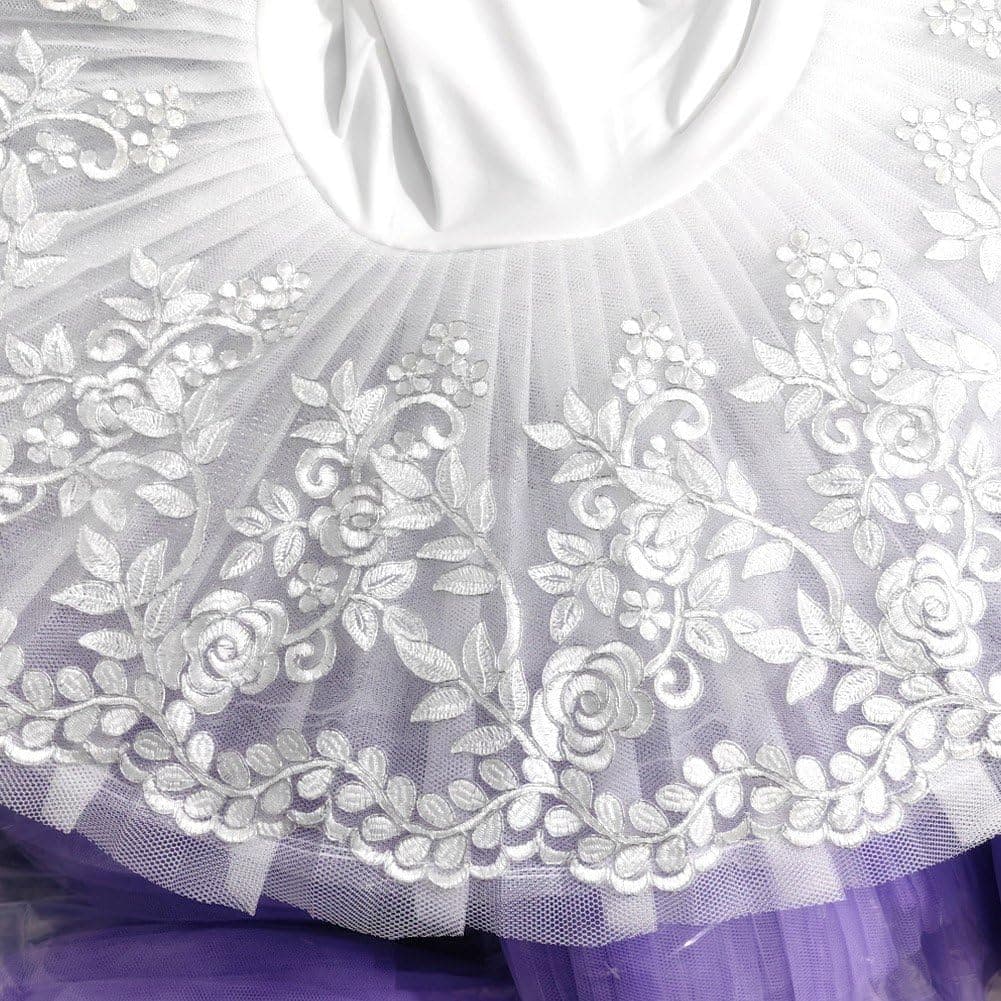 Casiler Tutú De Ballet Profesional para Adultos, Vestido De Ballet para Mujer, Disfraces De Bailarina, Falda Tutú con Lentejuelas Blancas para Escenario — view 6